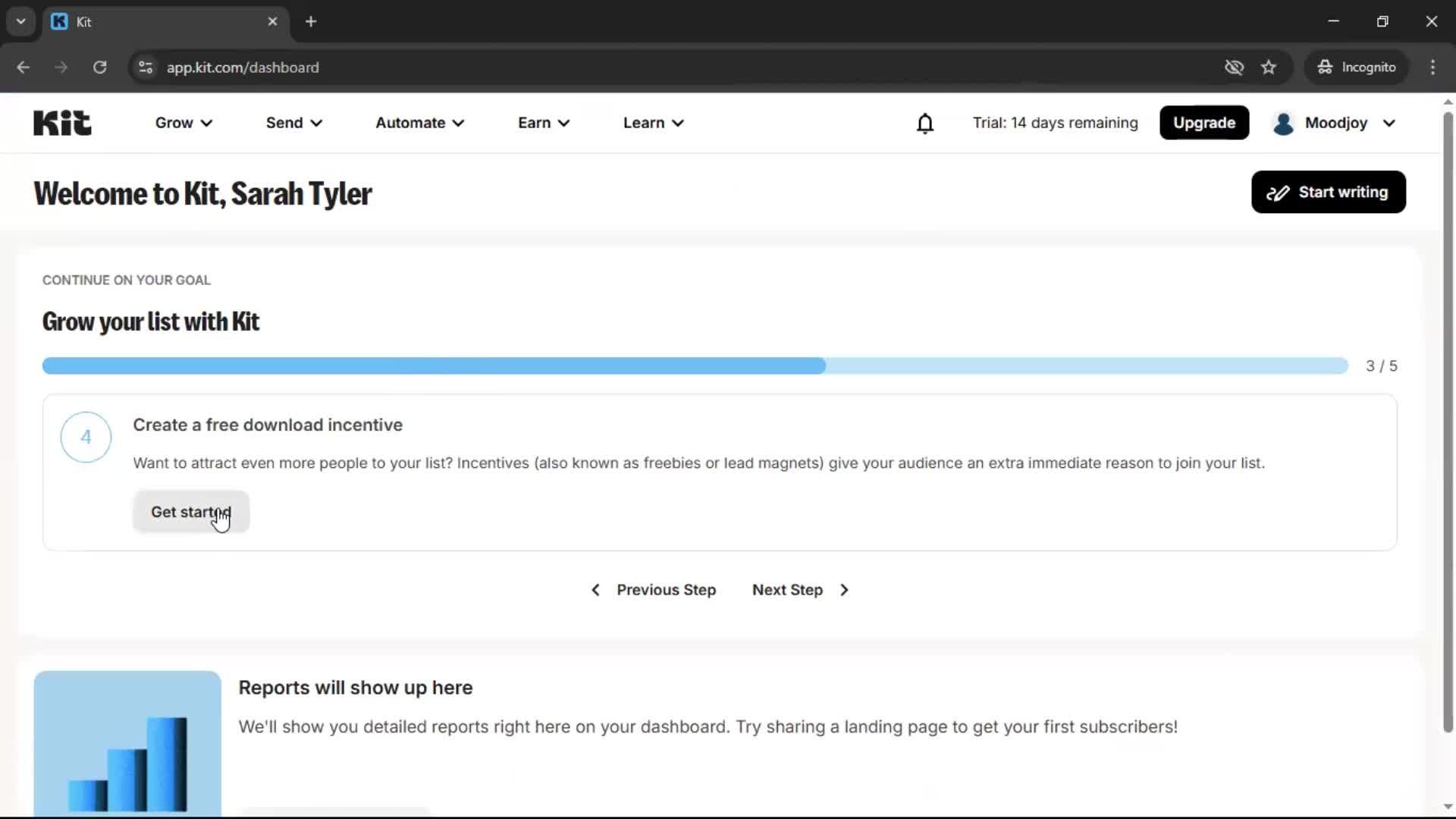 Onboarding screenshot