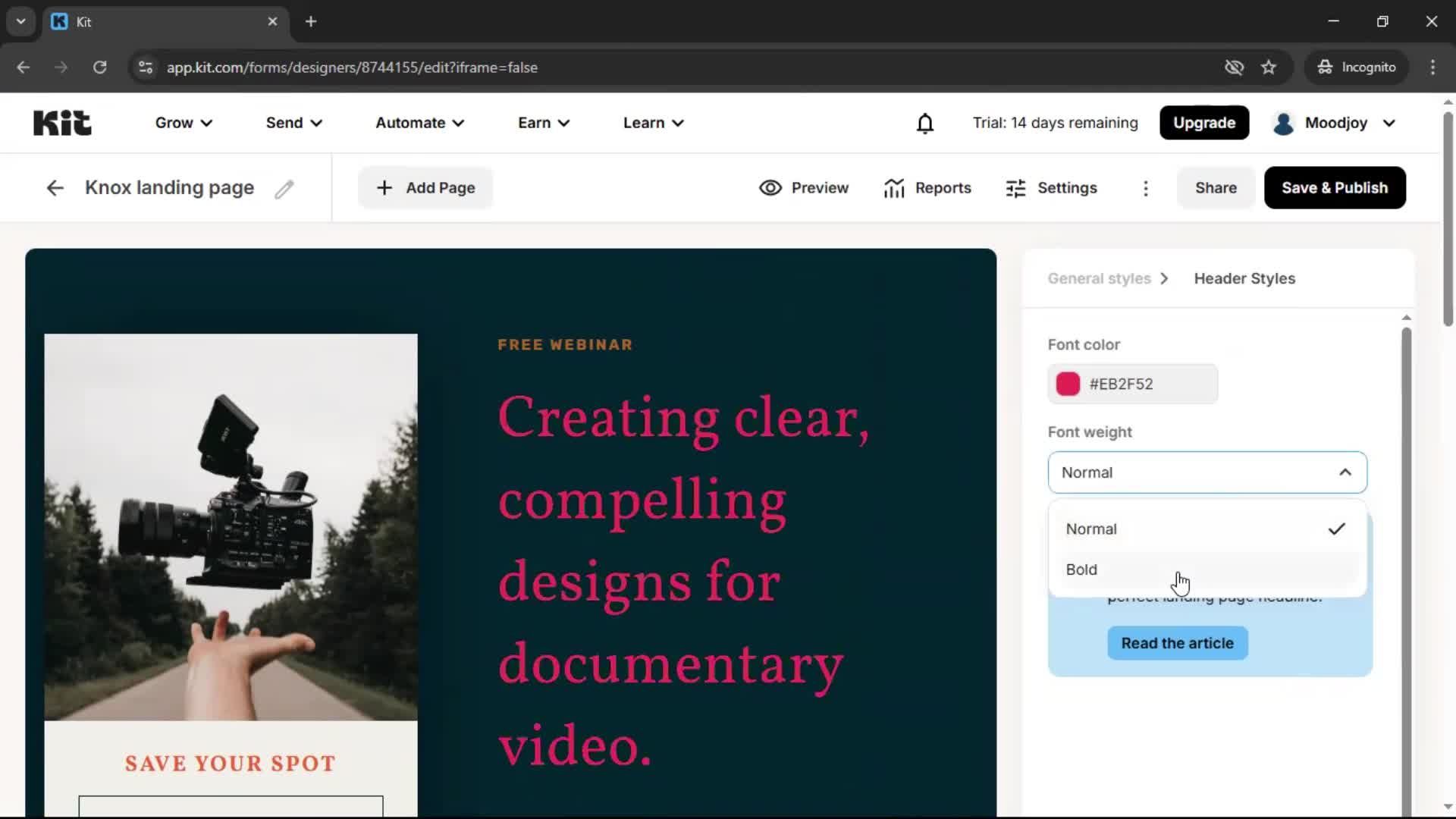 Onboarding screenshot