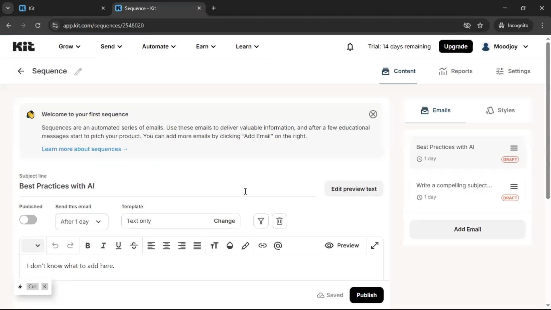 Onboarding screenshot