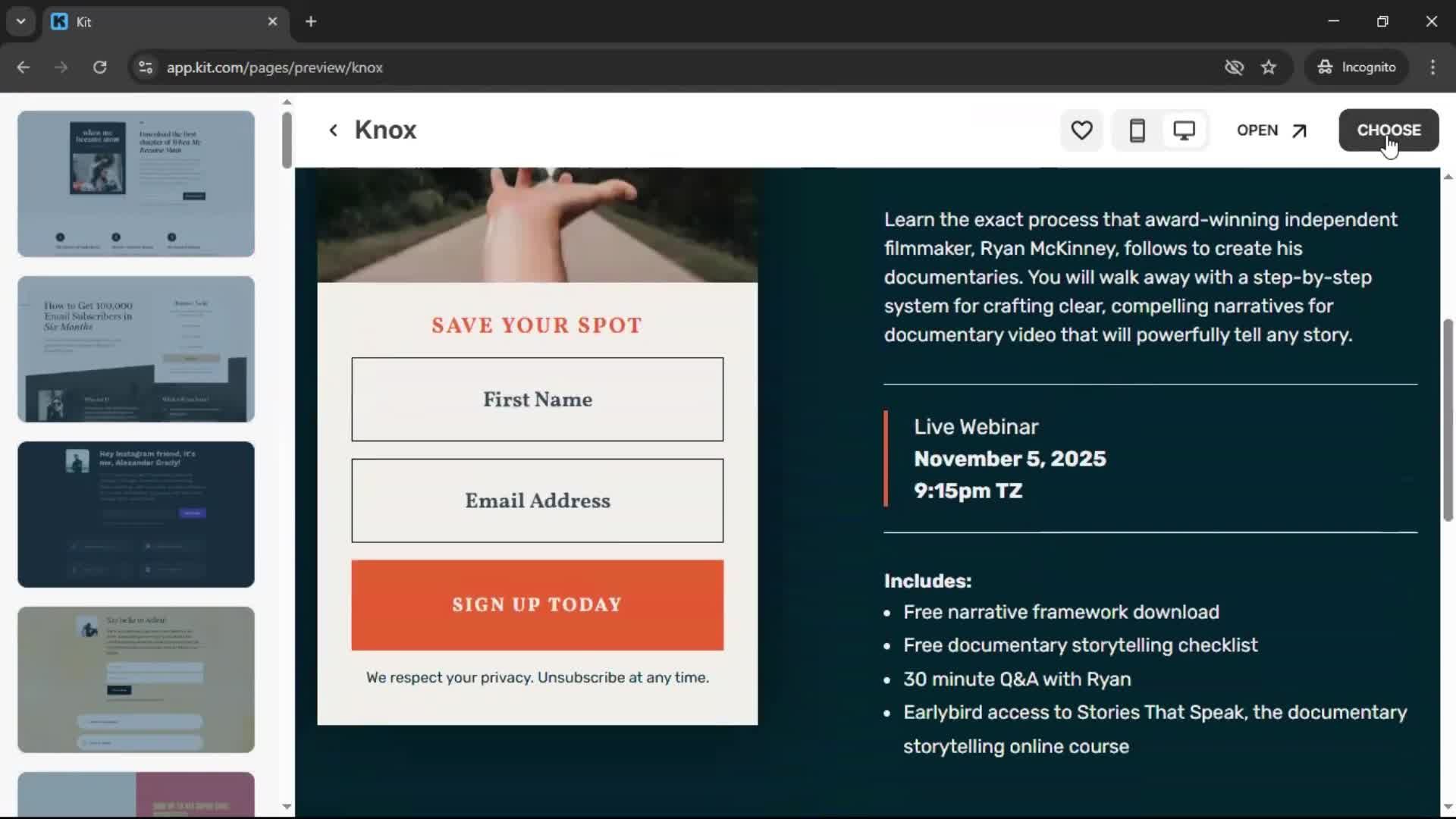 Onboarding screenshot