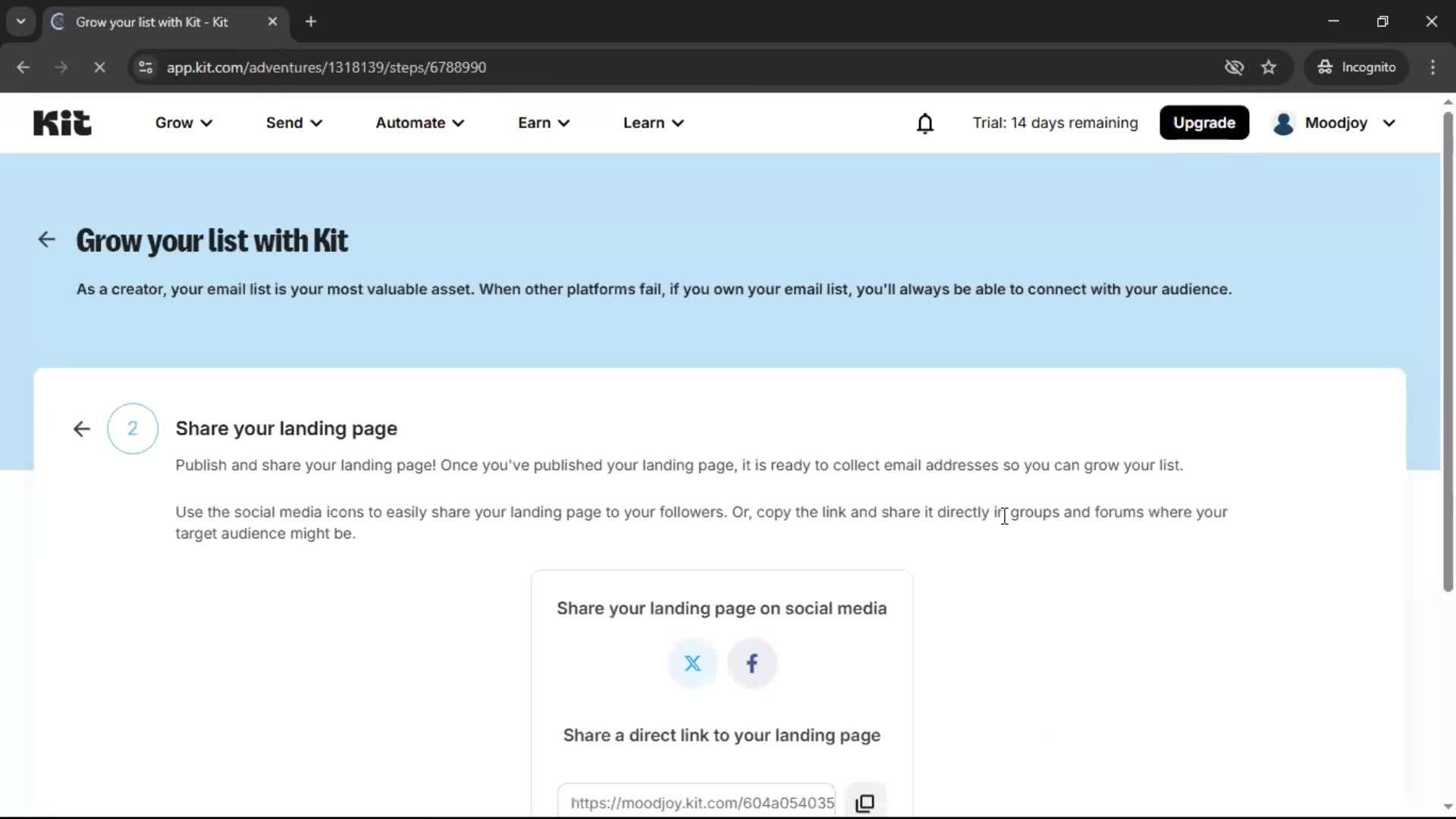 Onboarding screenshot