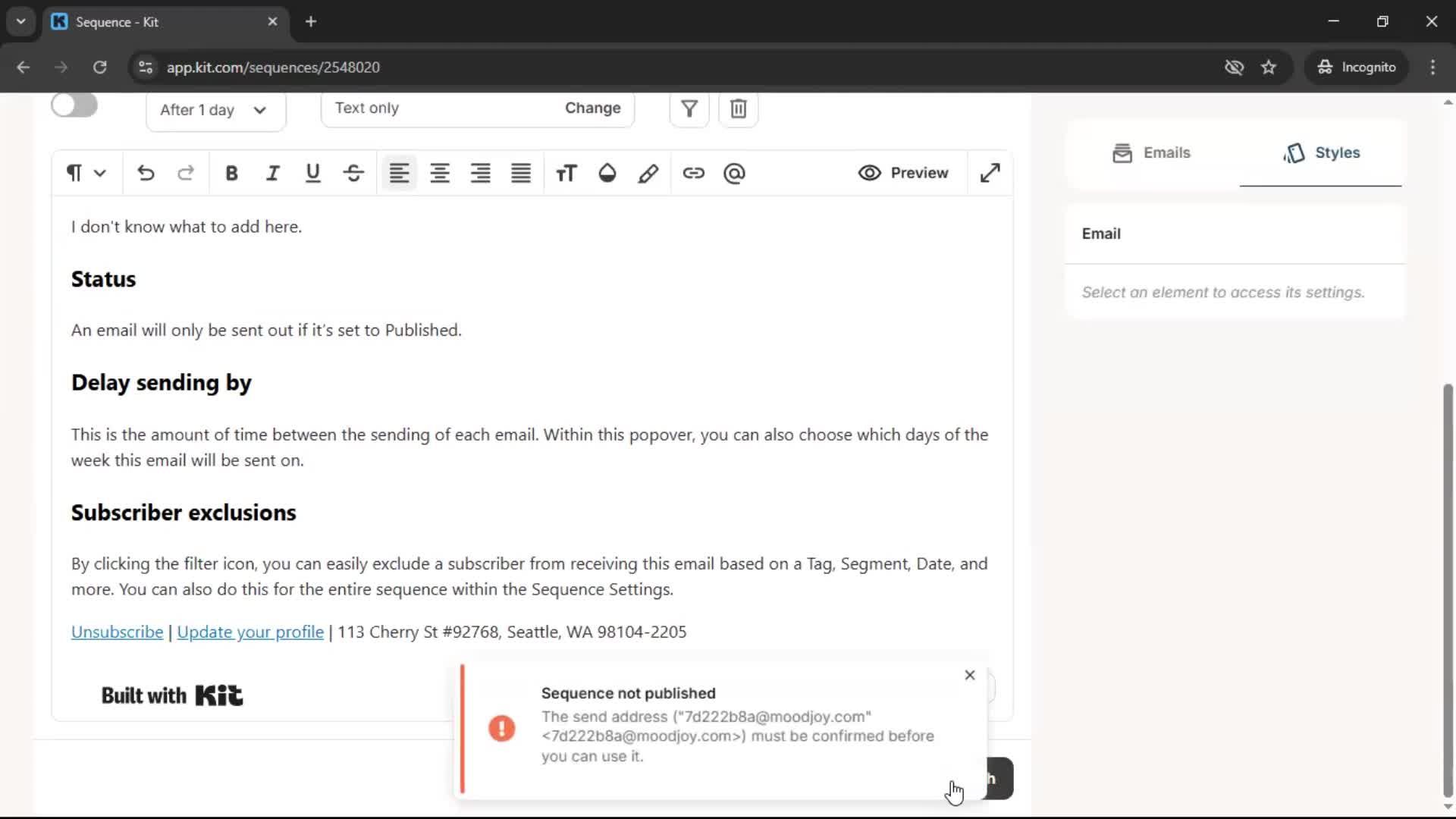 Onboarding screenshot