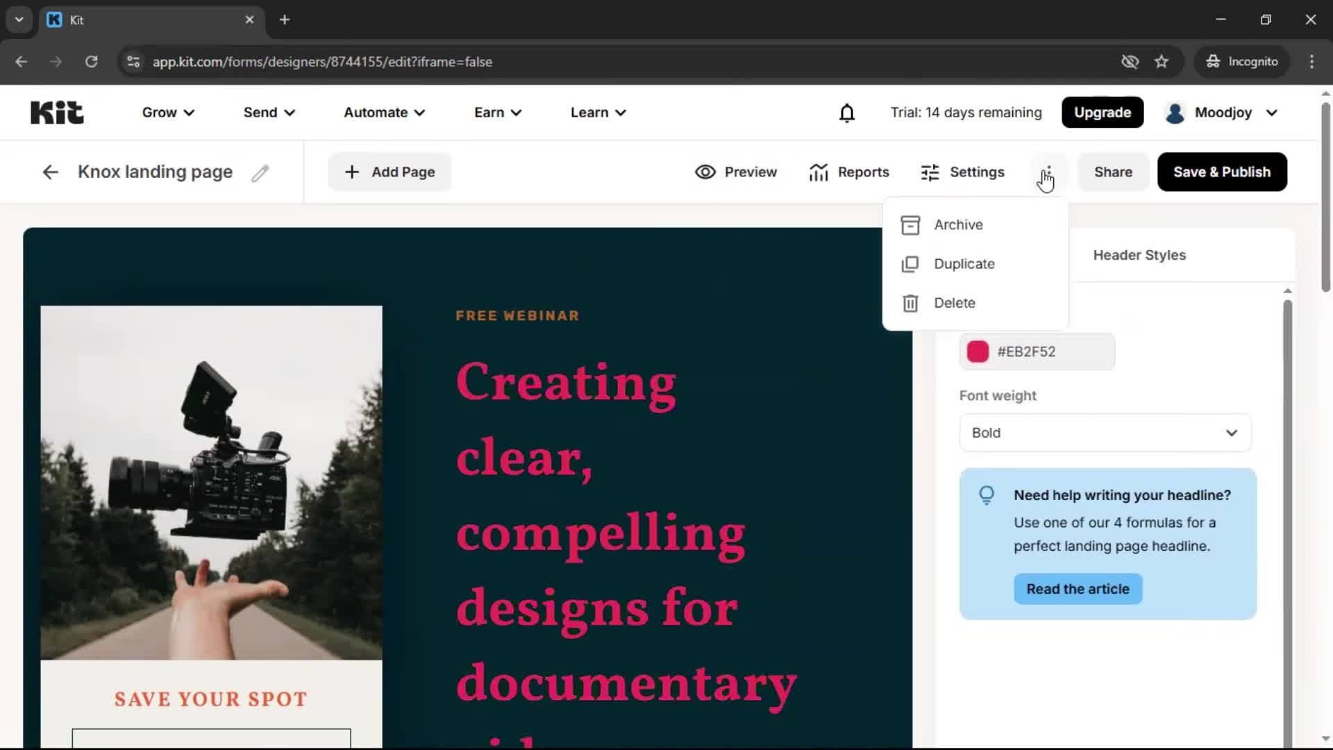 Onboarding screenshot