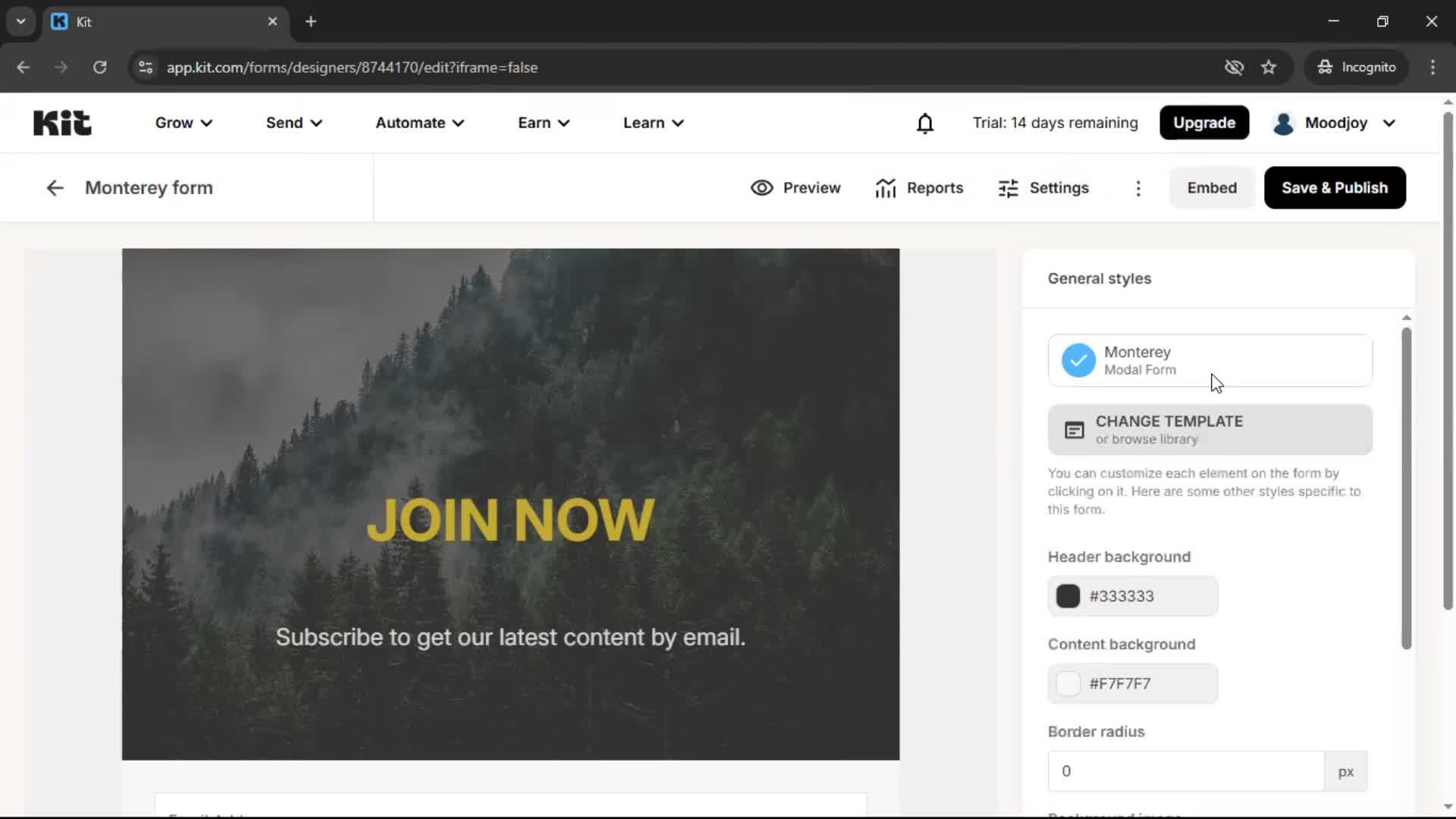 Onboarding screenshot