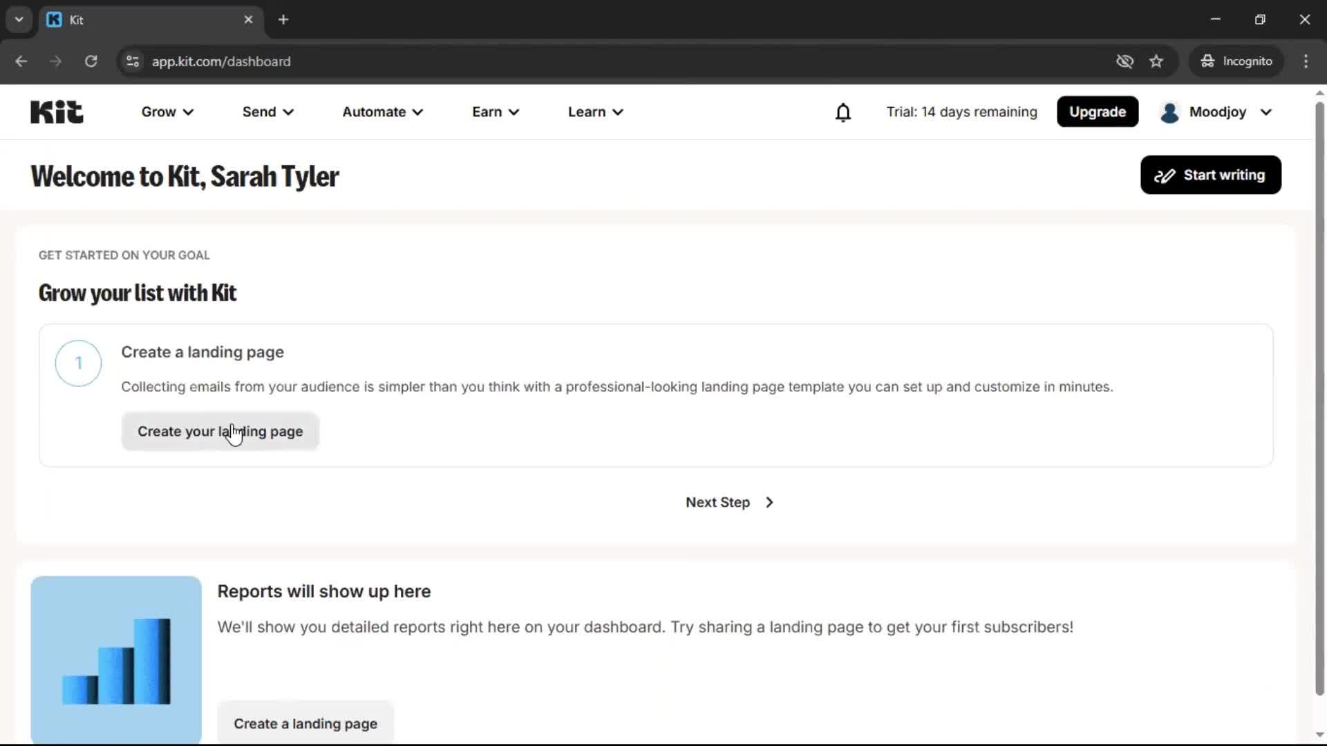 Onboarding screenshot