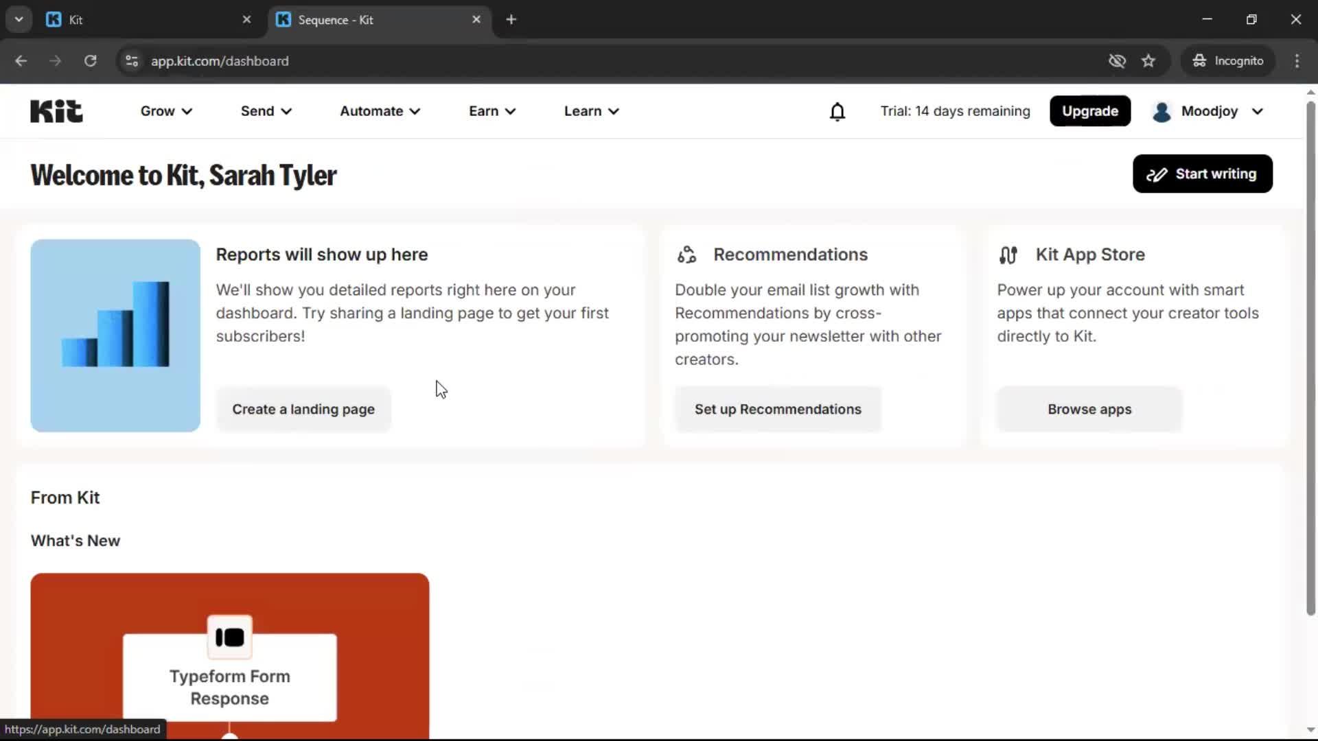 Onboarding screenshot