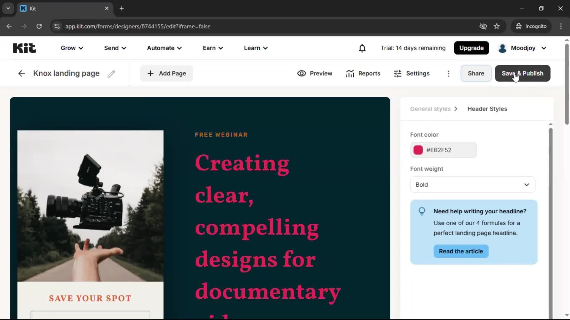 Onboarding screenshot