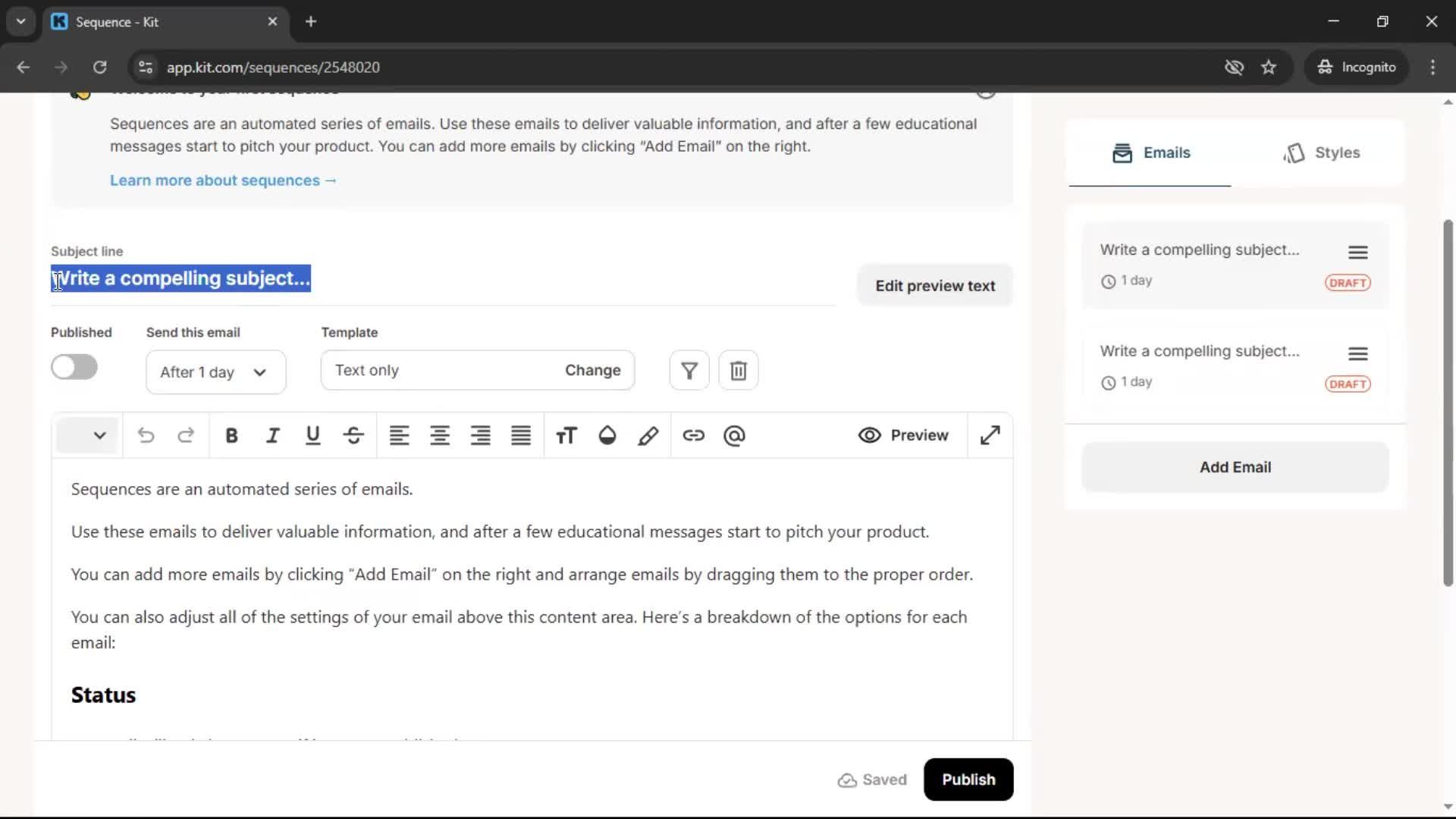 Onboarding screenshot