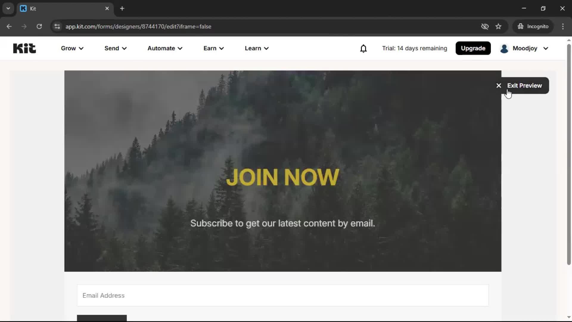 Onboarding screenshot