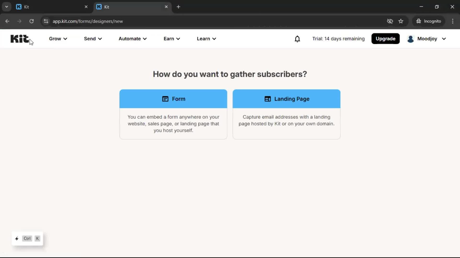 Onboarding screenshot