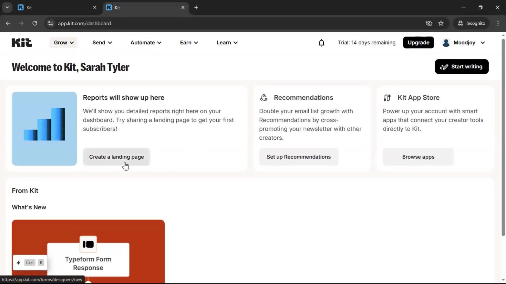 Onboarding screenshot