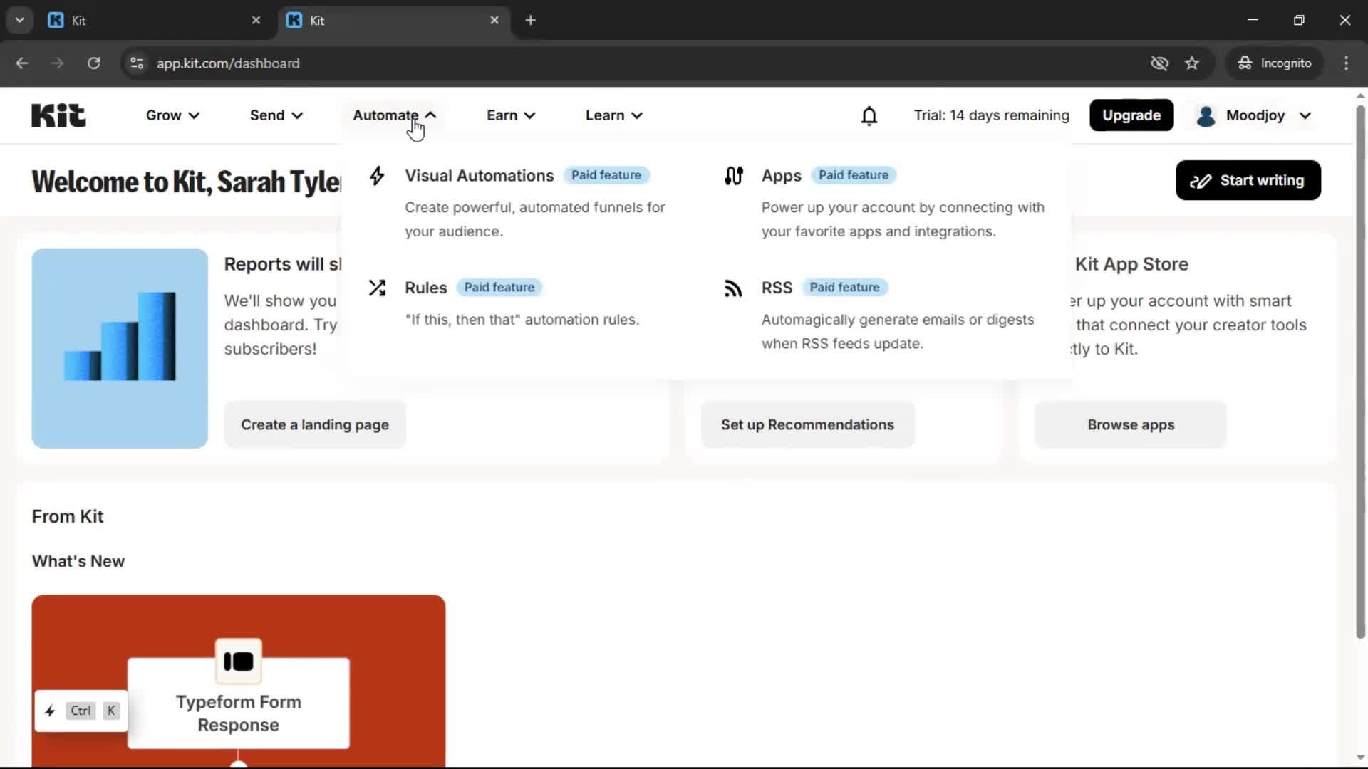 Onboarding screenshot