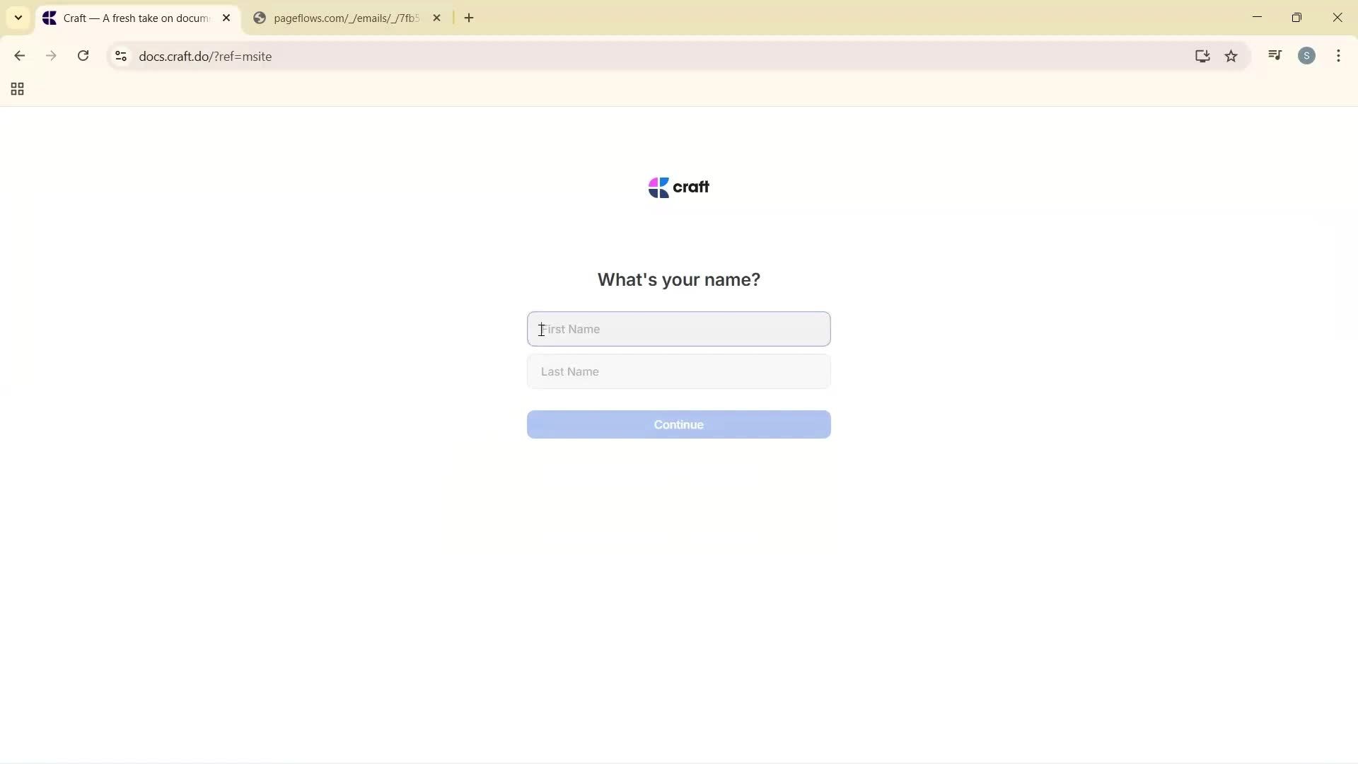Onboarding screenshot