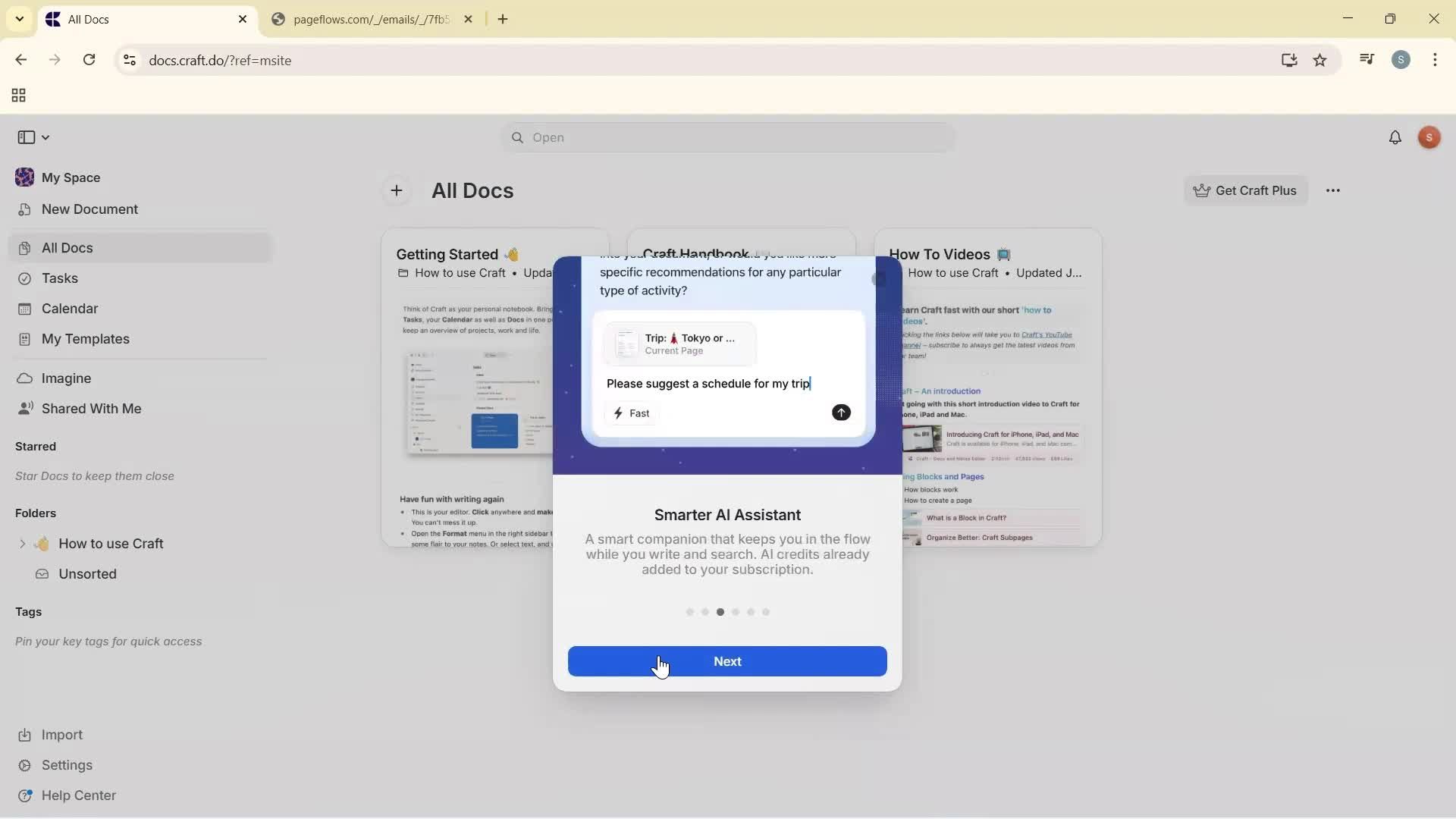 Onboarding screenshot