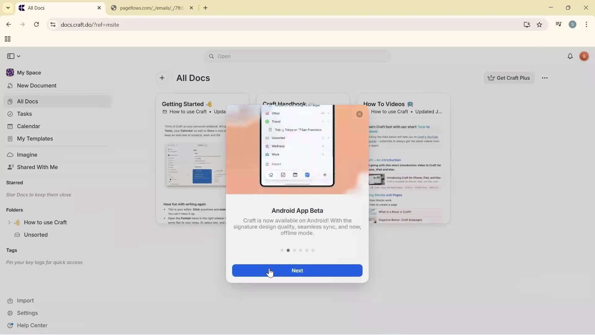 Onboarding screenshot