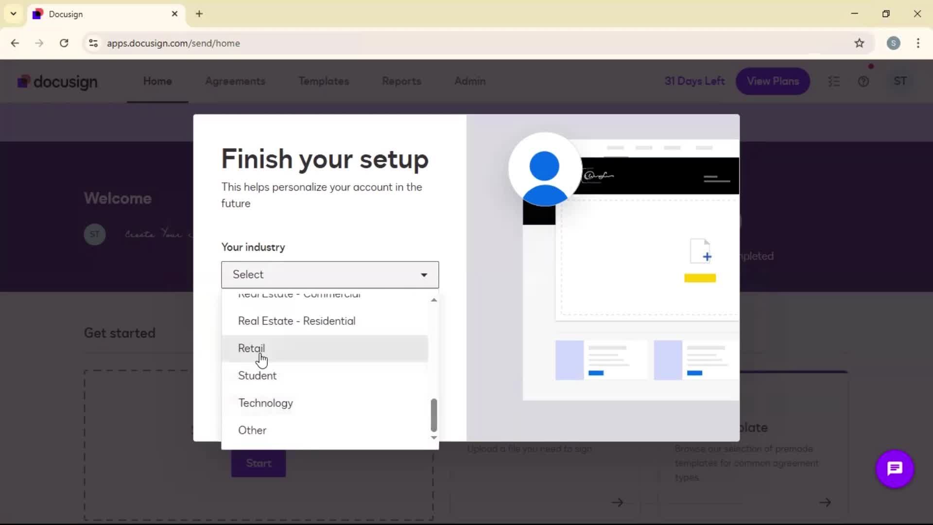 Onboarding on Docusign video thumbnail