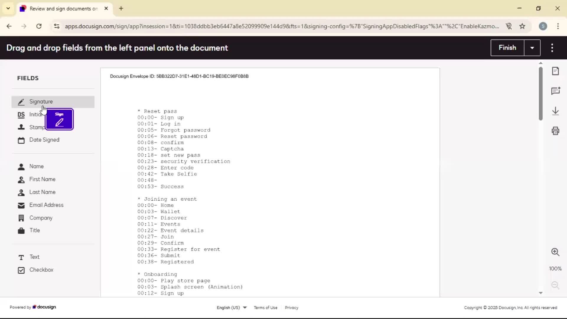Onboarding screenshot