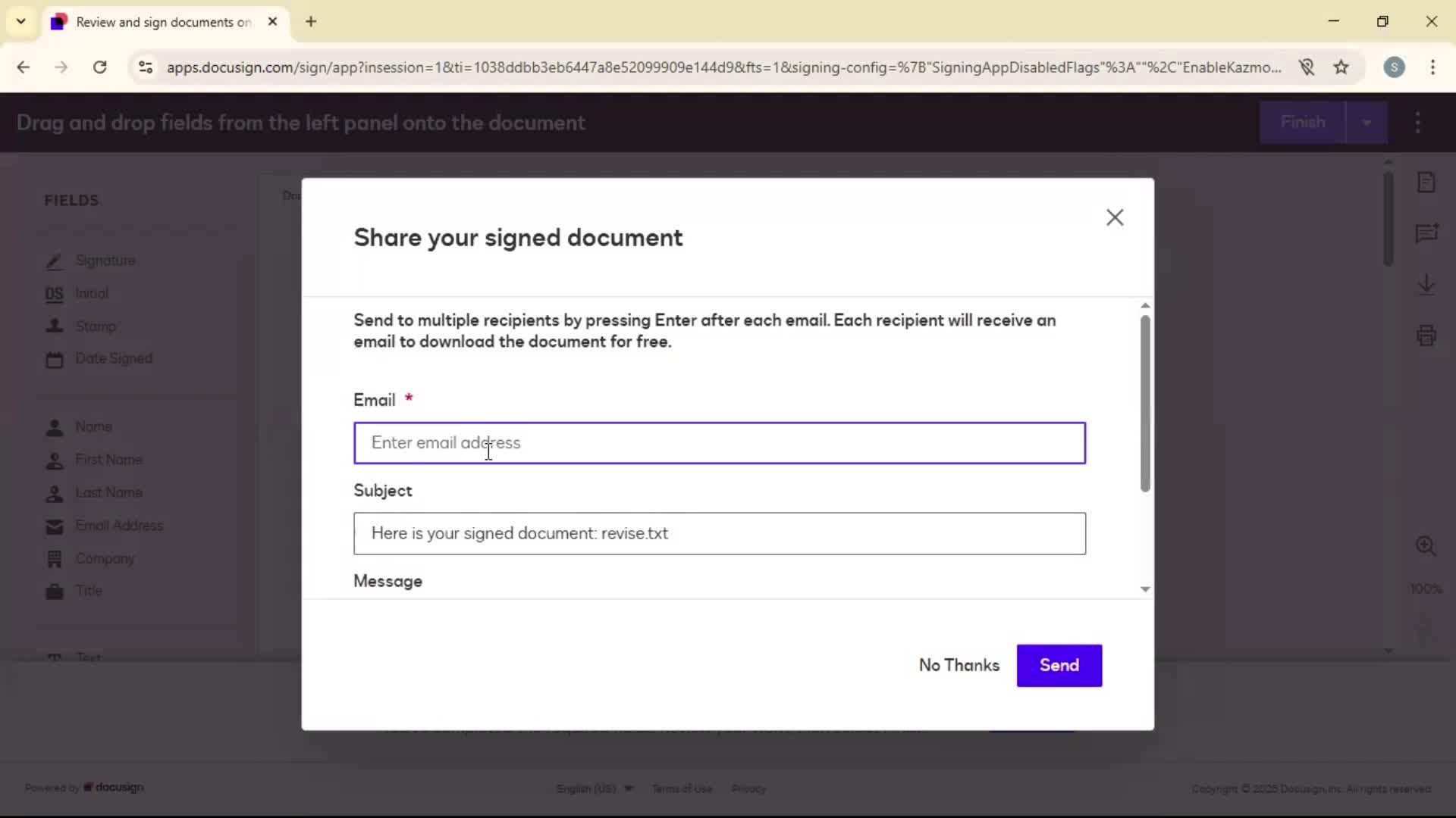 Onboarding on Docusign video thumbnail
