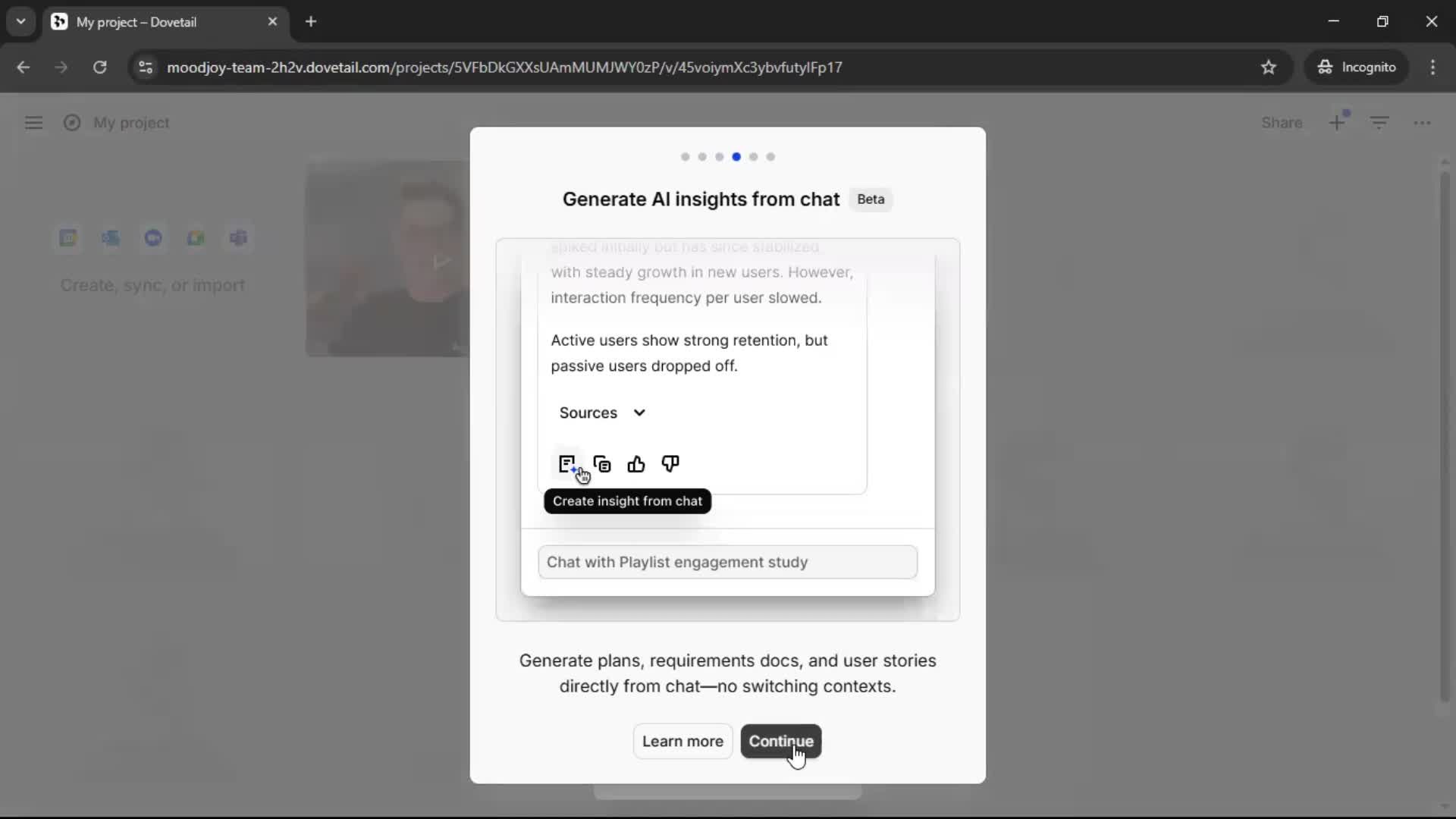 Onboarding screenshot