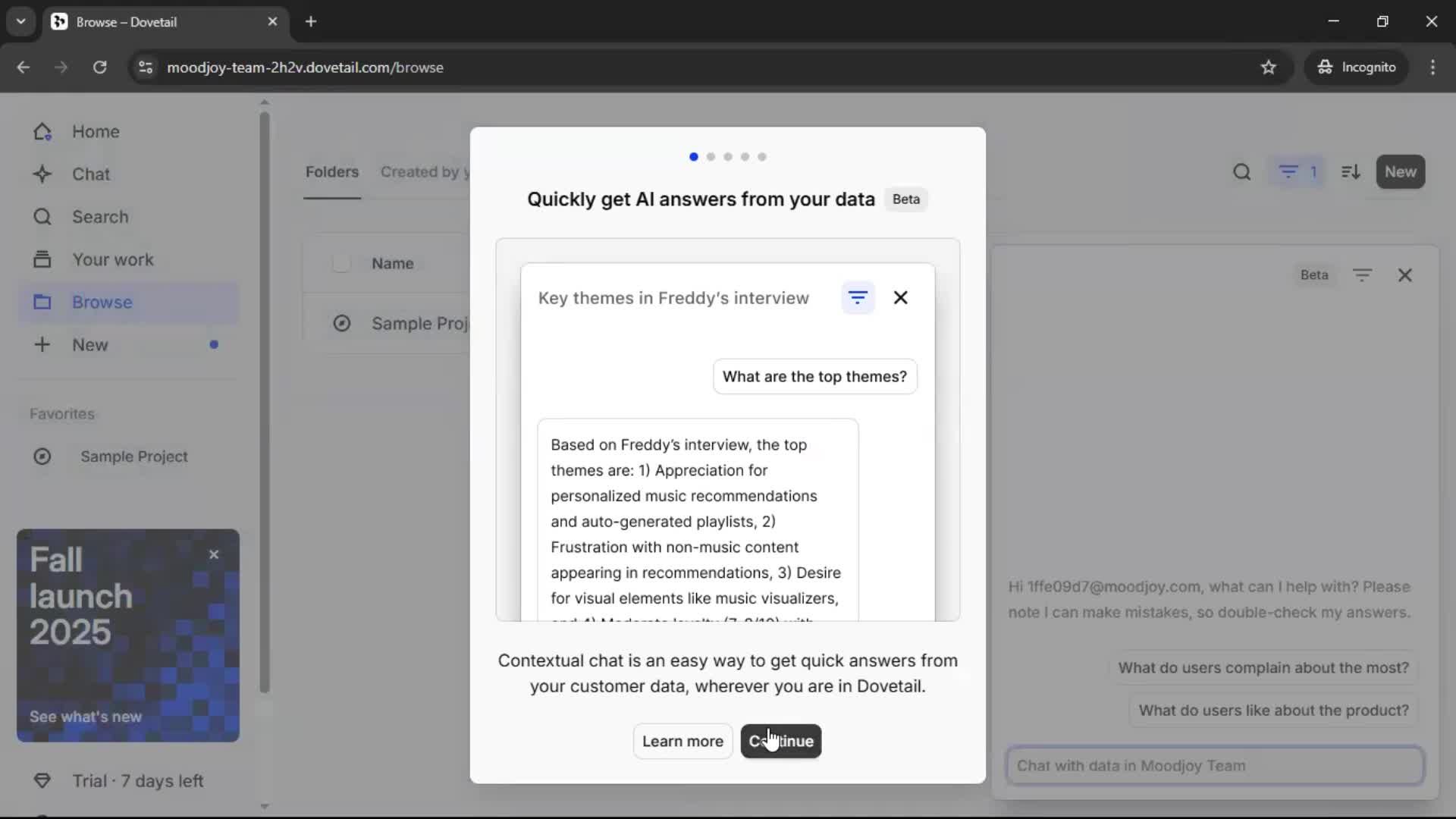 Onboarding screenshot