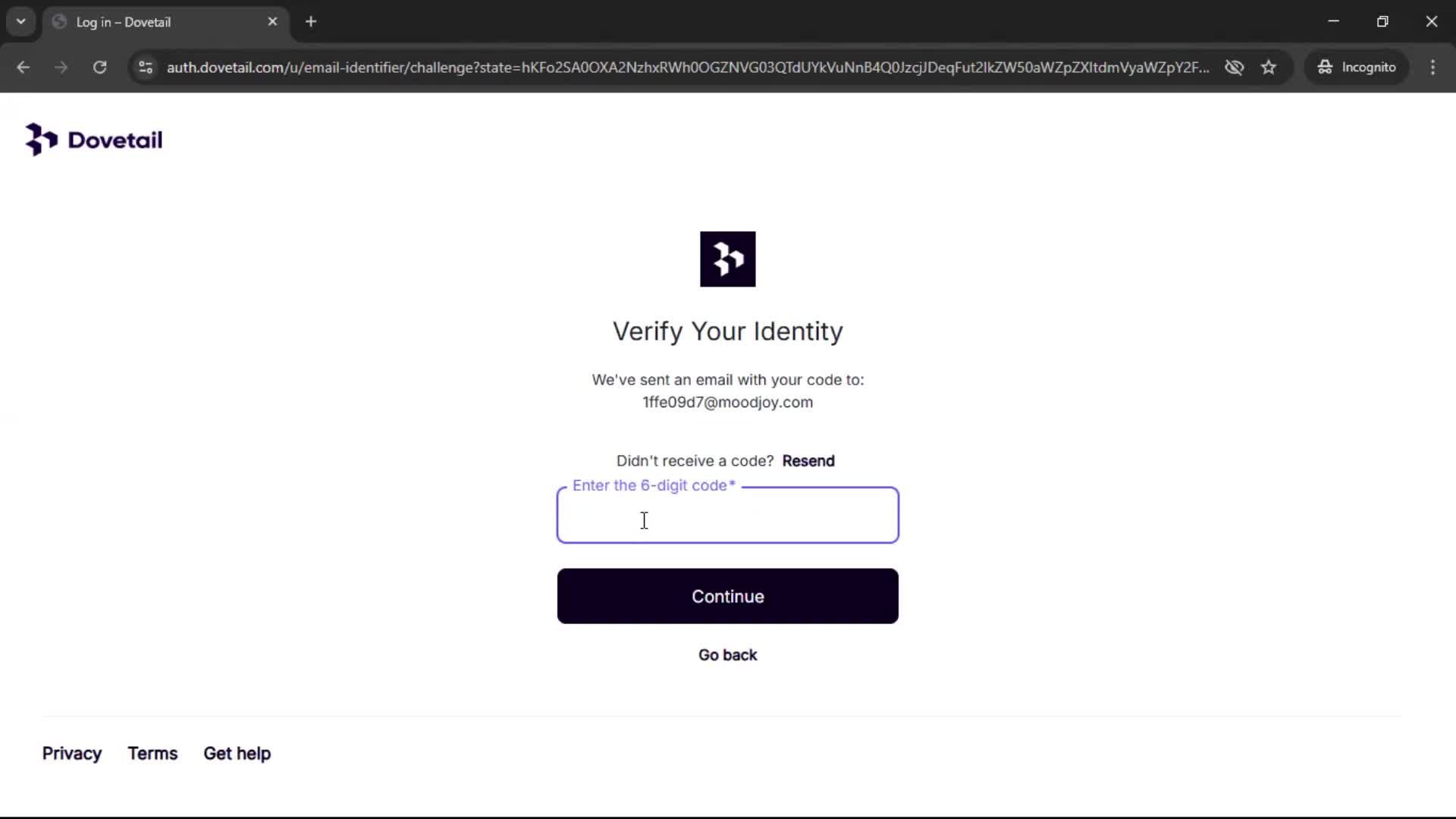 Onboarding screenshot