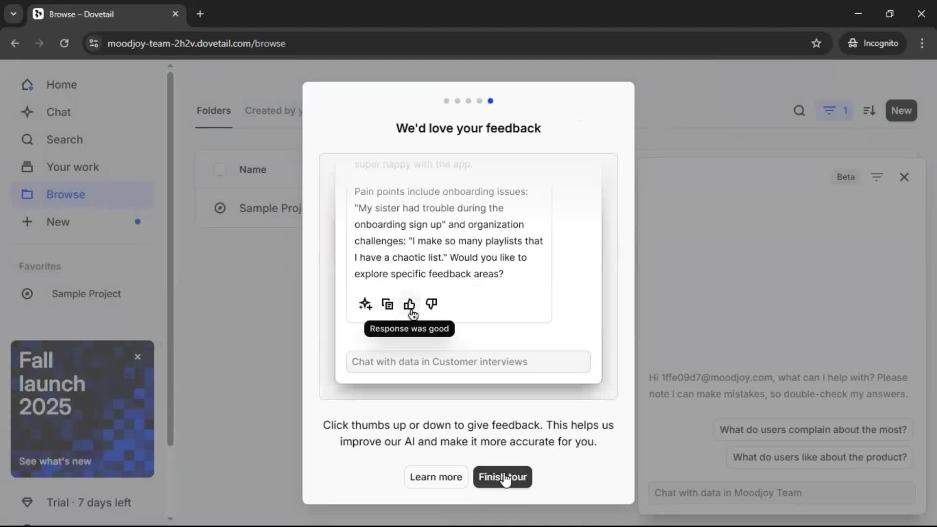 Onboarding screenshot