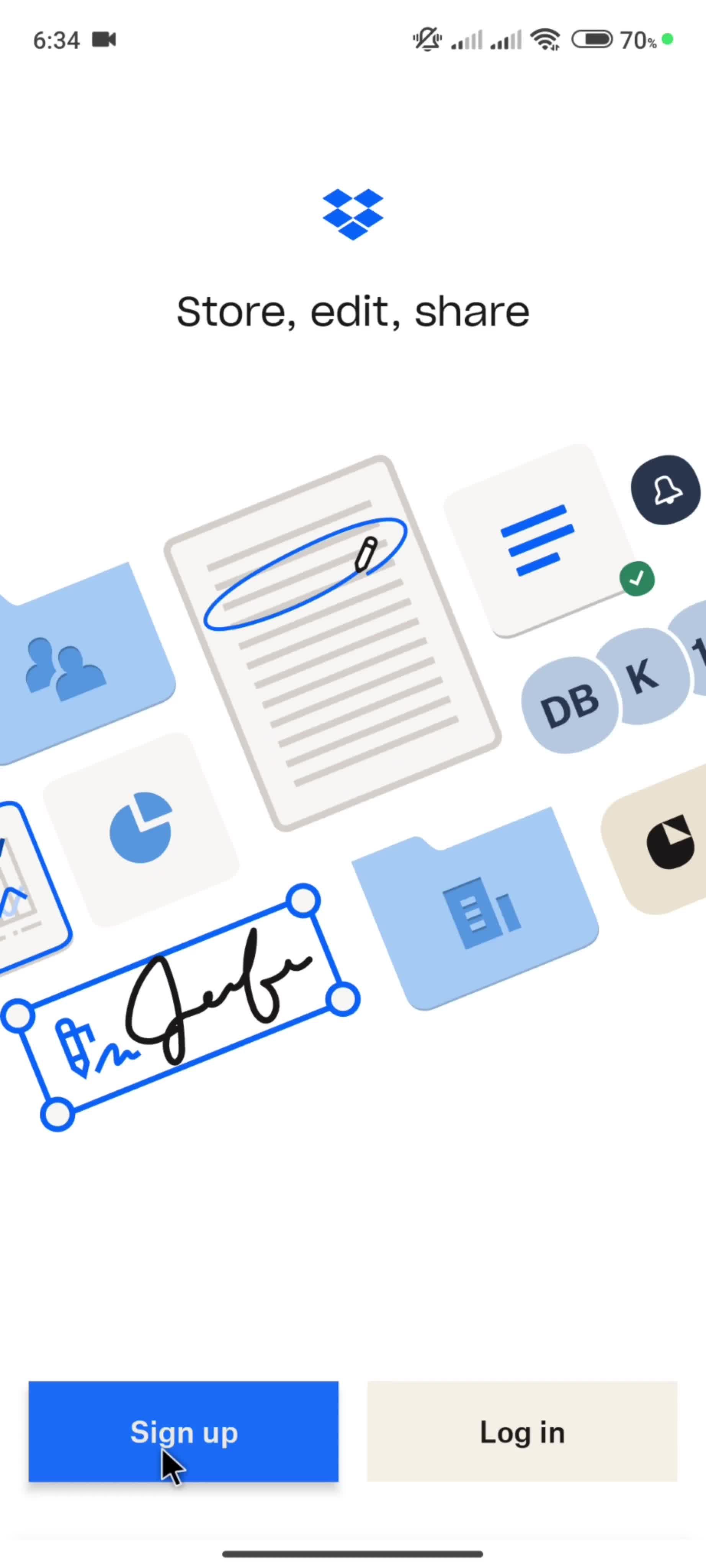Onboarding screenshot