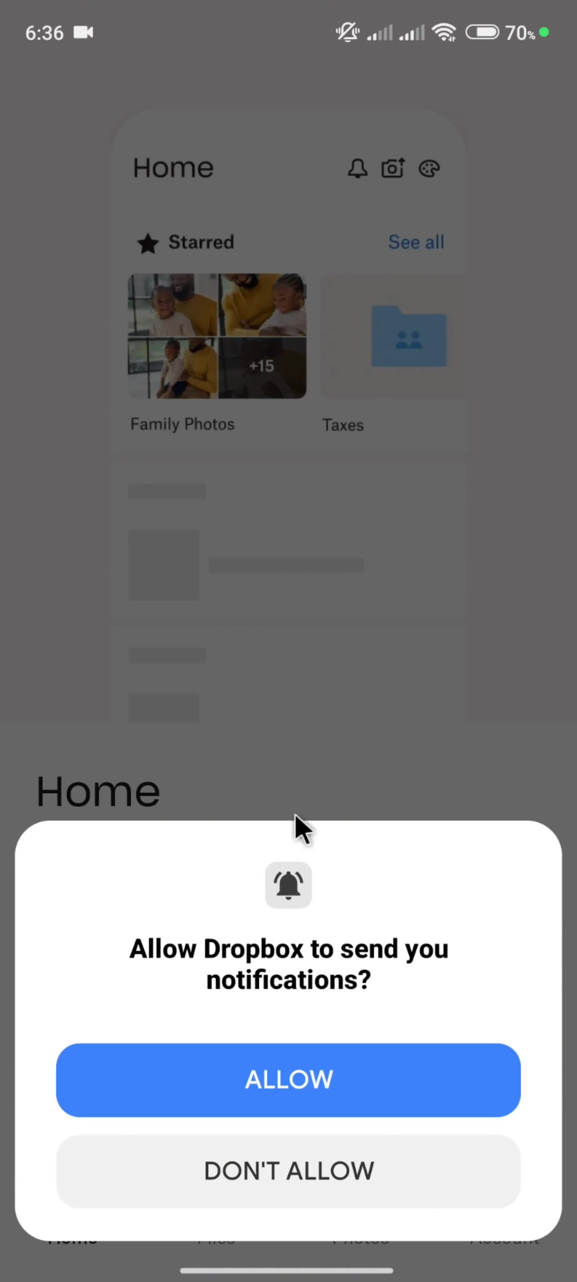 Onboarding screenshot