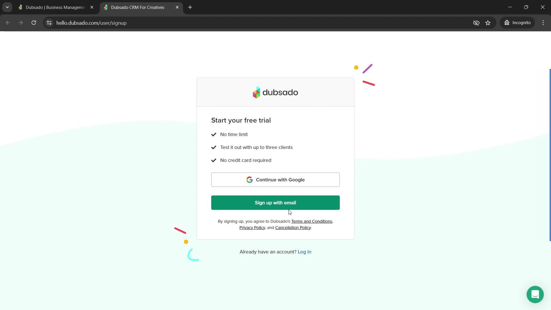 Onboarding screenshot