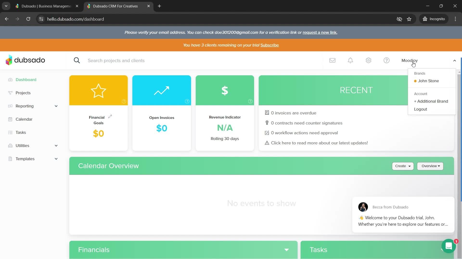 Onboarding screenshot