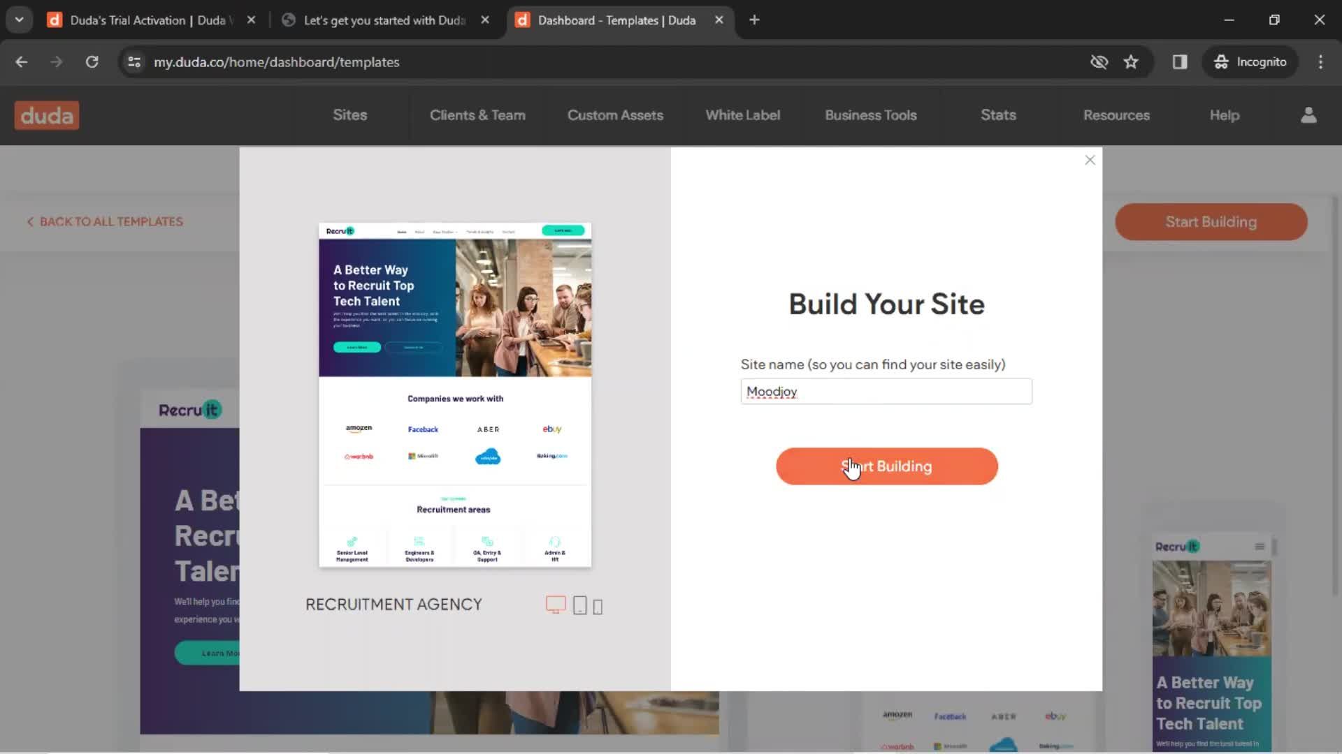 Onboarding screenshot