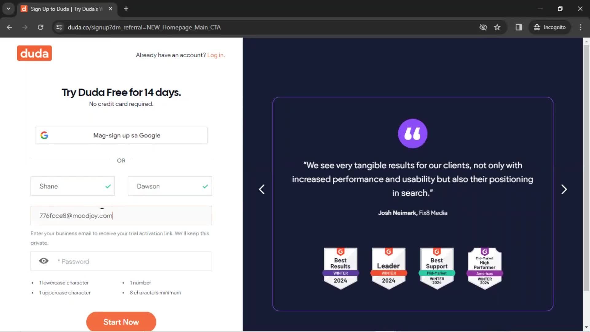 Onboarding screenshot