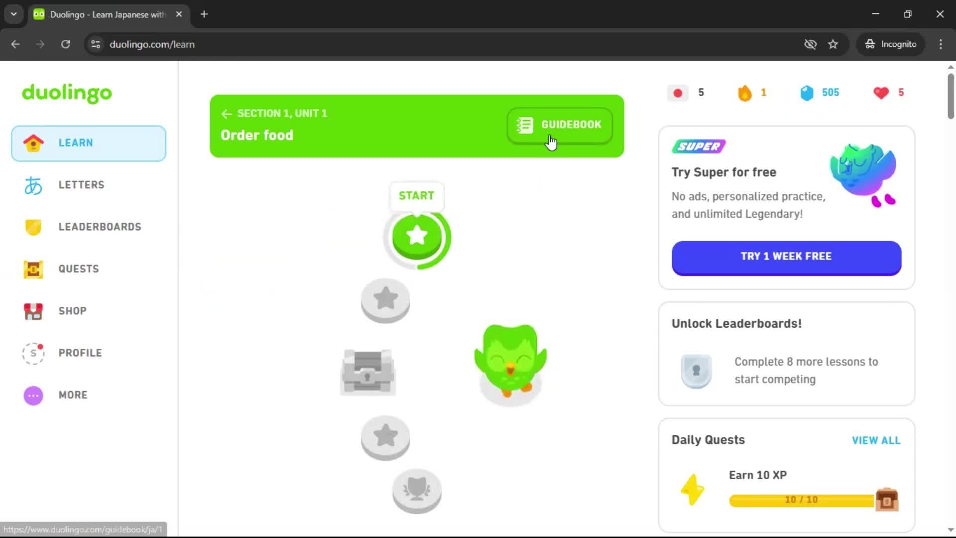Onboarding screenshot