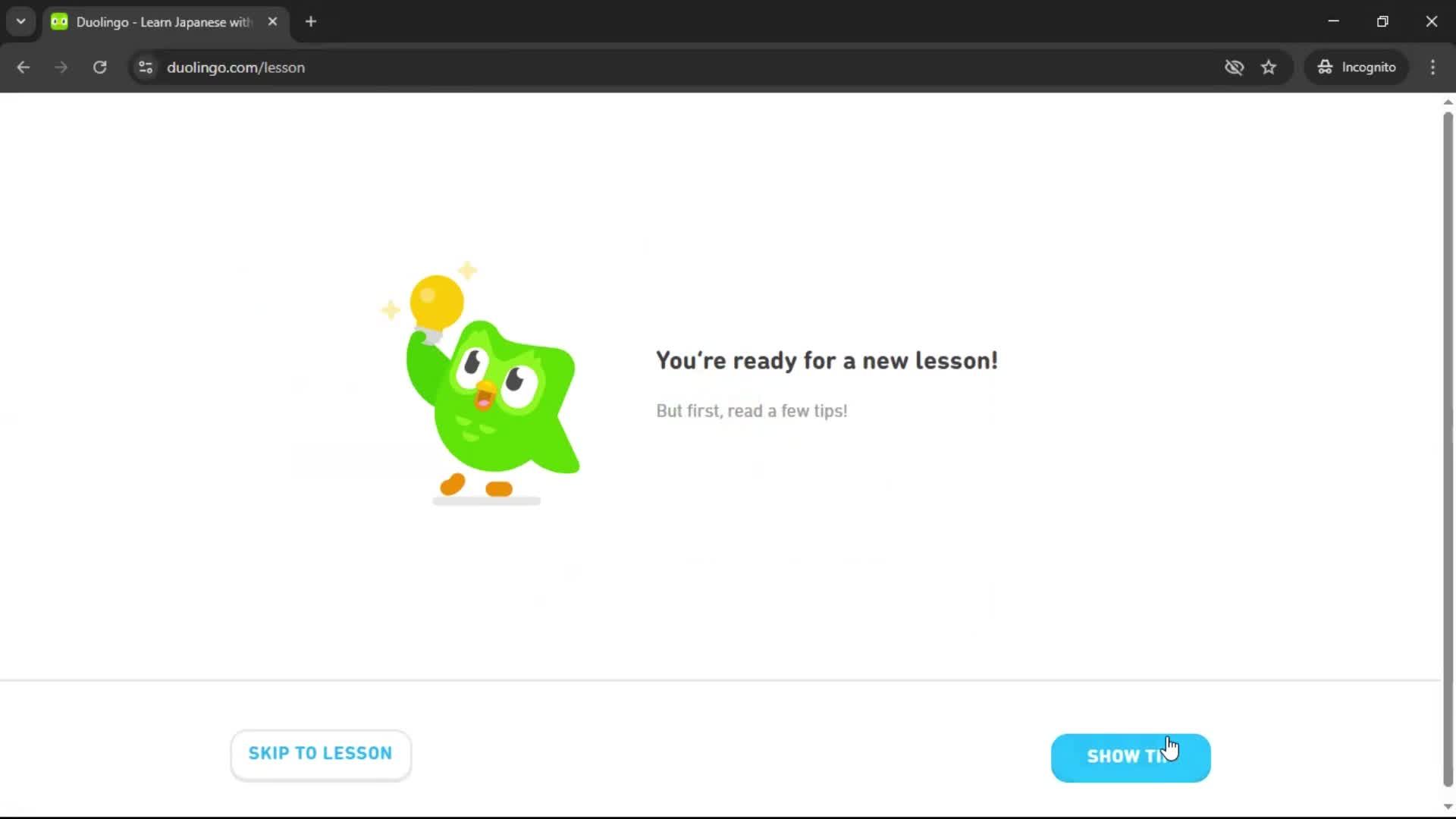 Onboarding screenshot