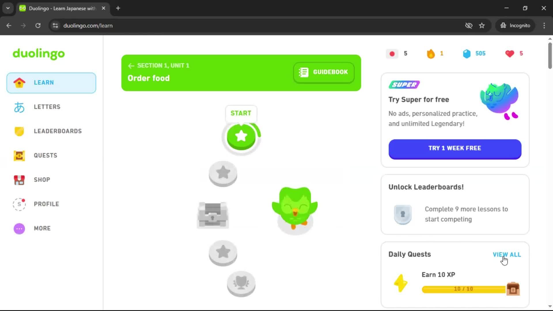Onboarding screenshot