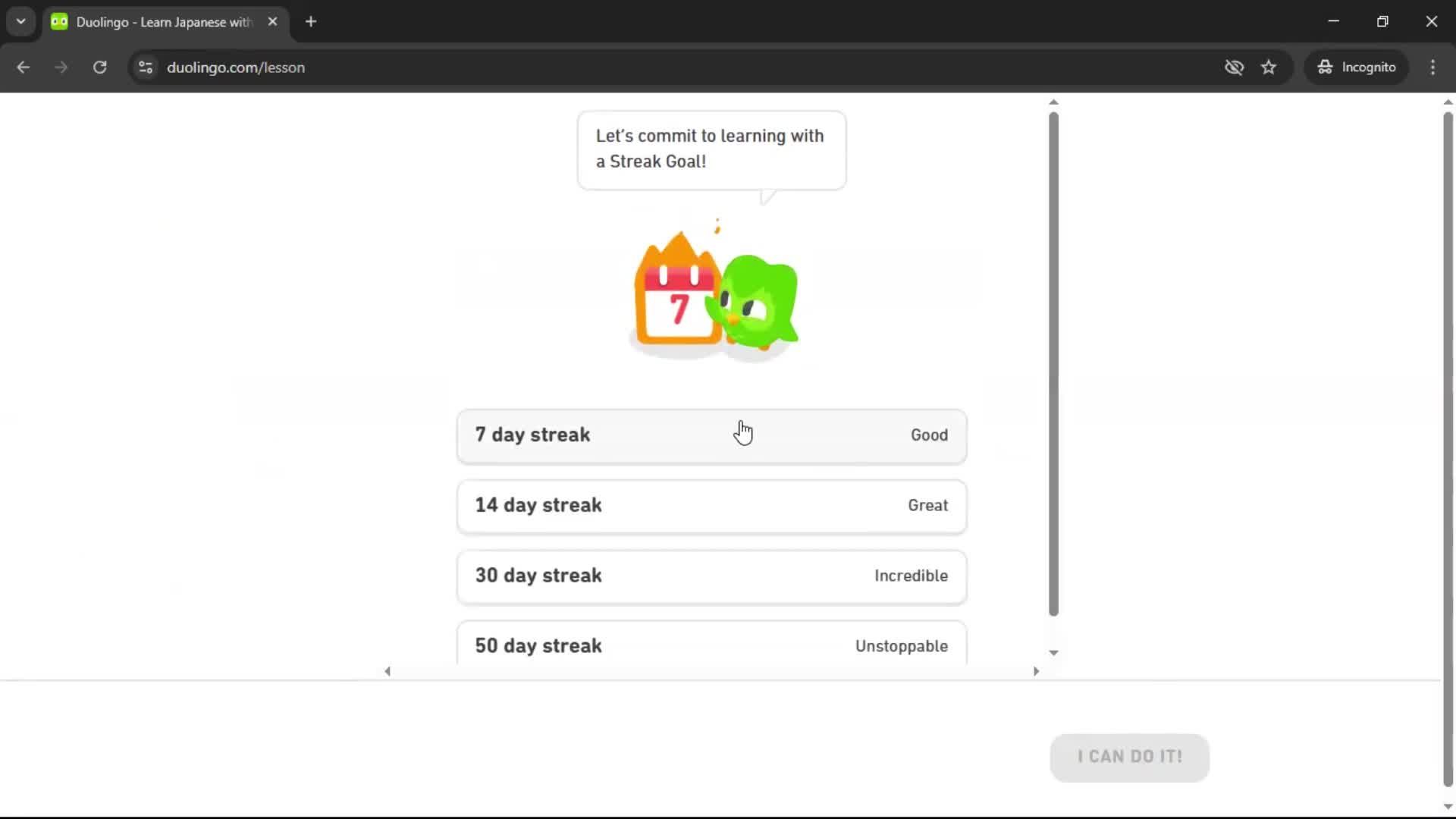 Onboarding screenshot