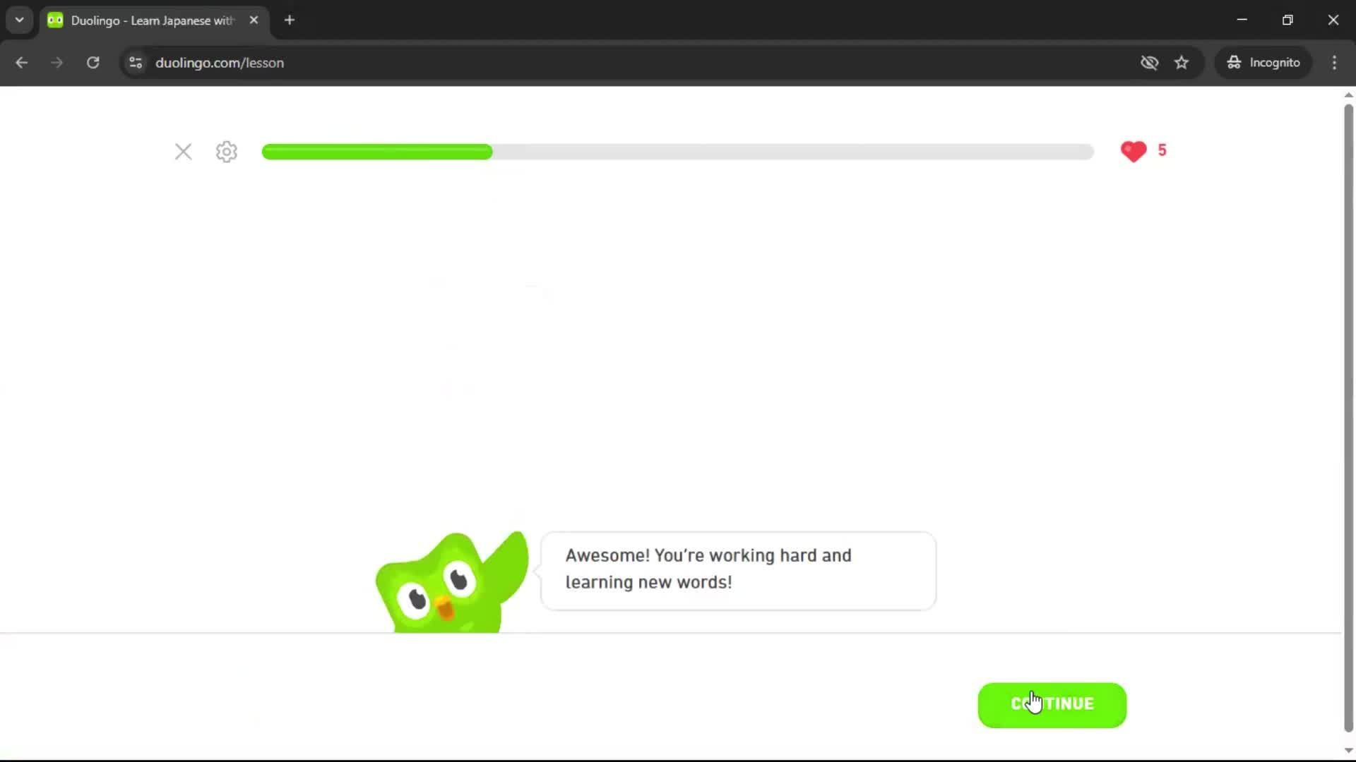 Onboarding screenshot