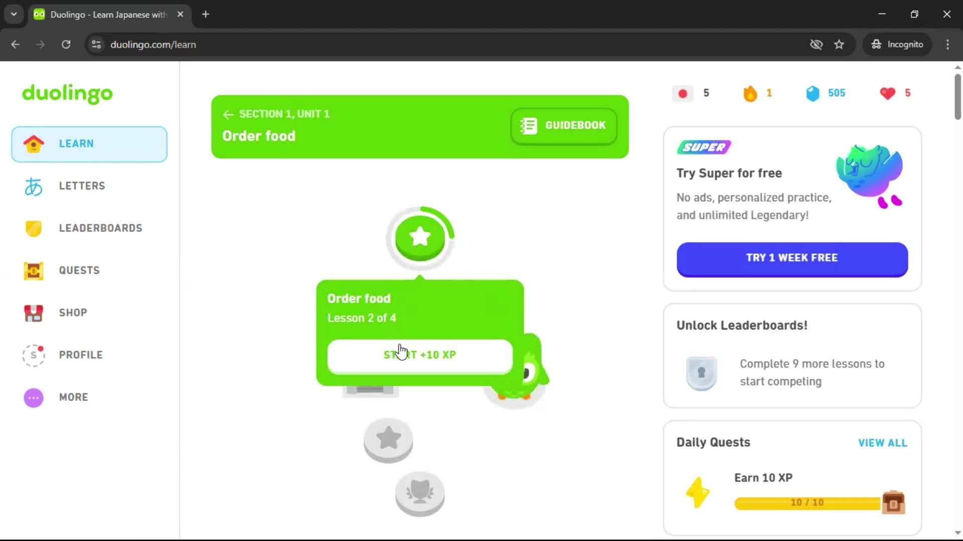 Onboarding screenshot