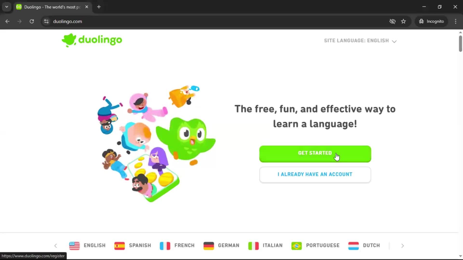Onboarding screenshot