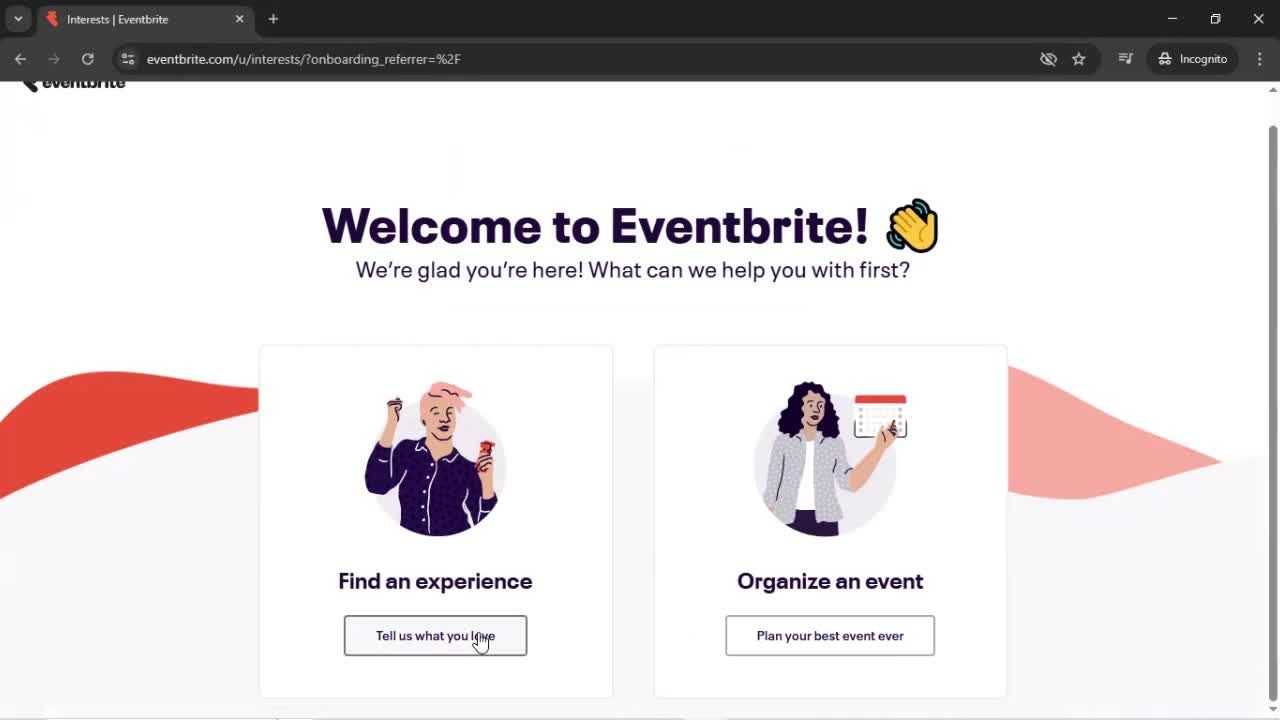 Onboarding screenshot