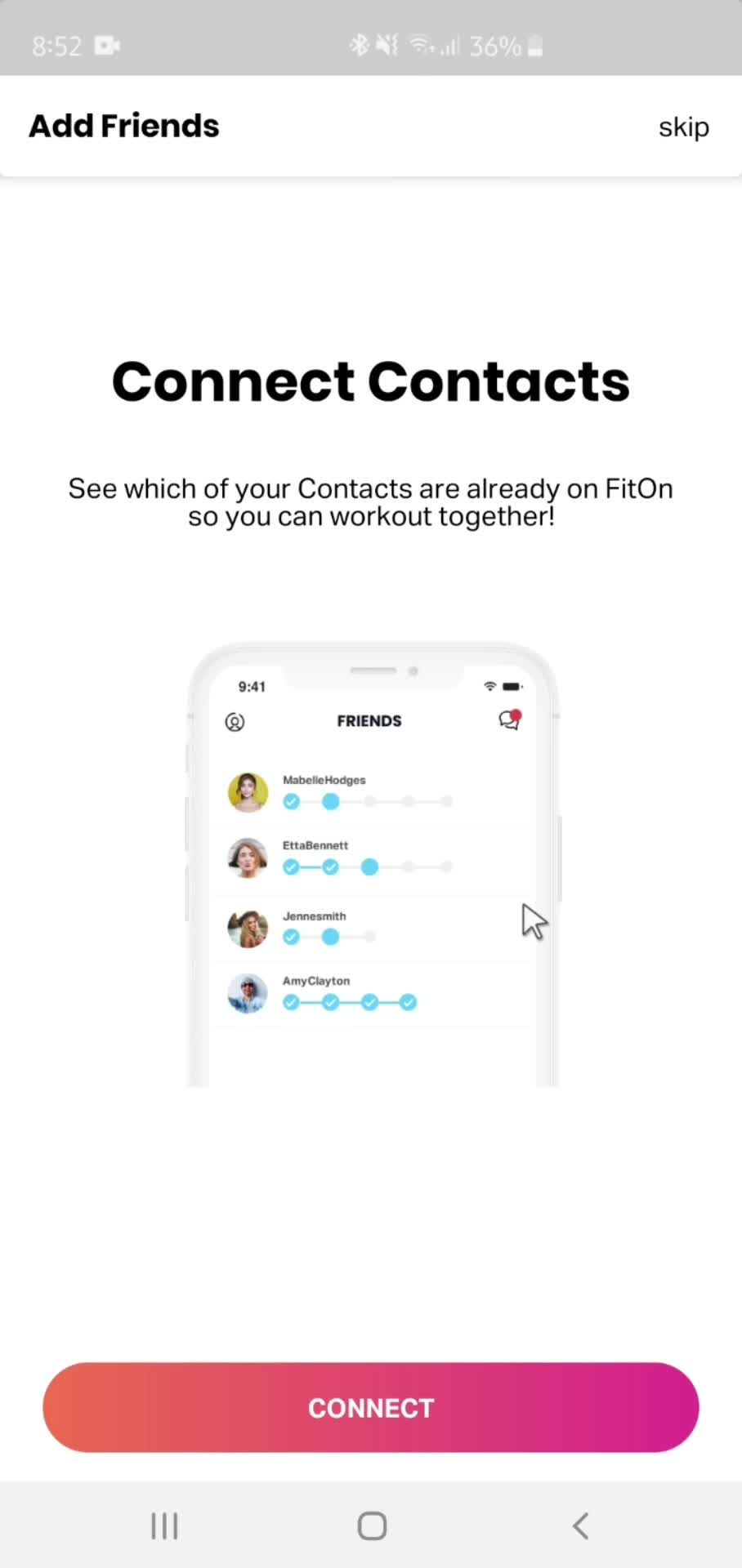 Onboarding on FitOn video thumbnail