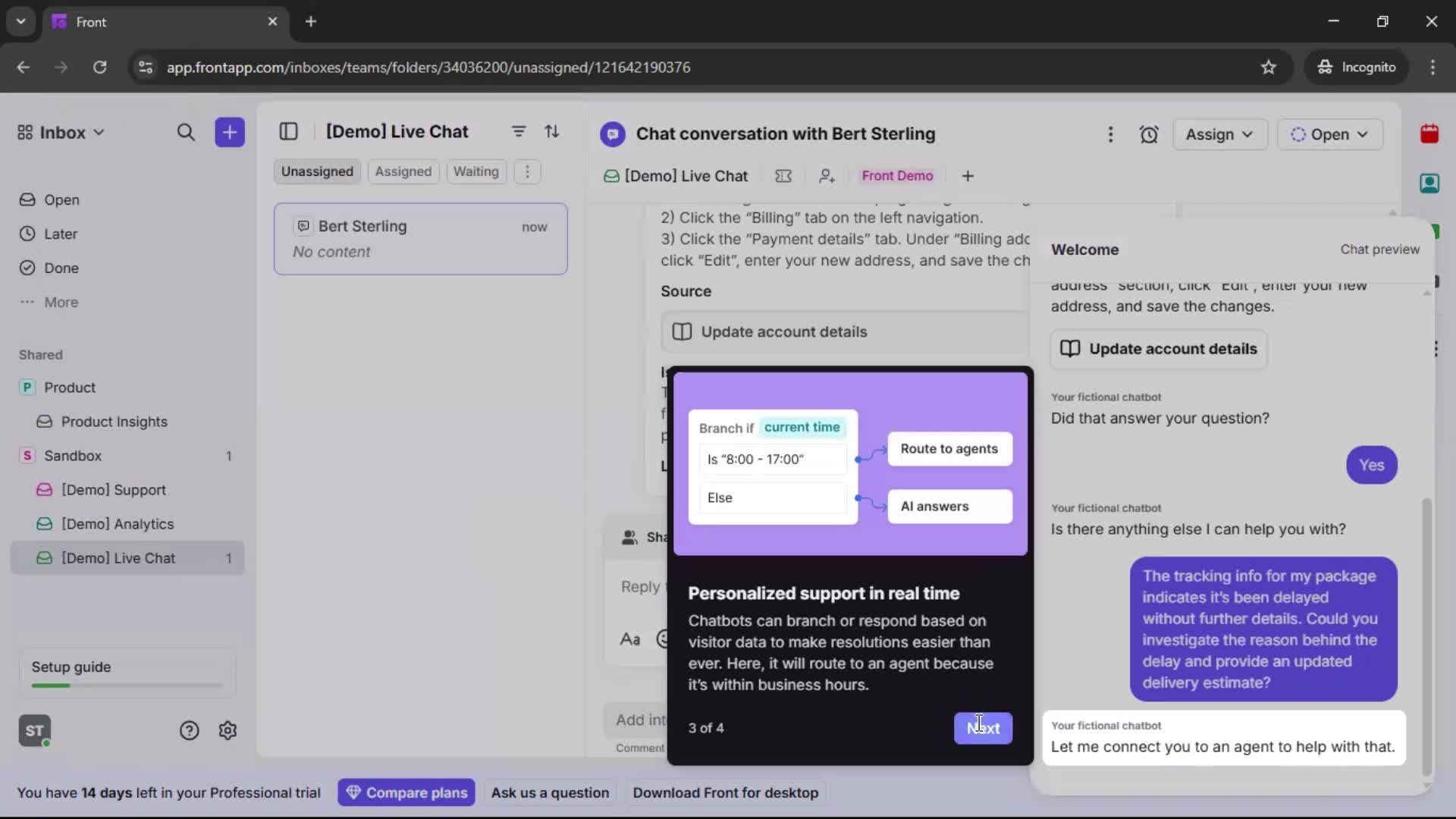 Onboarding screenshot