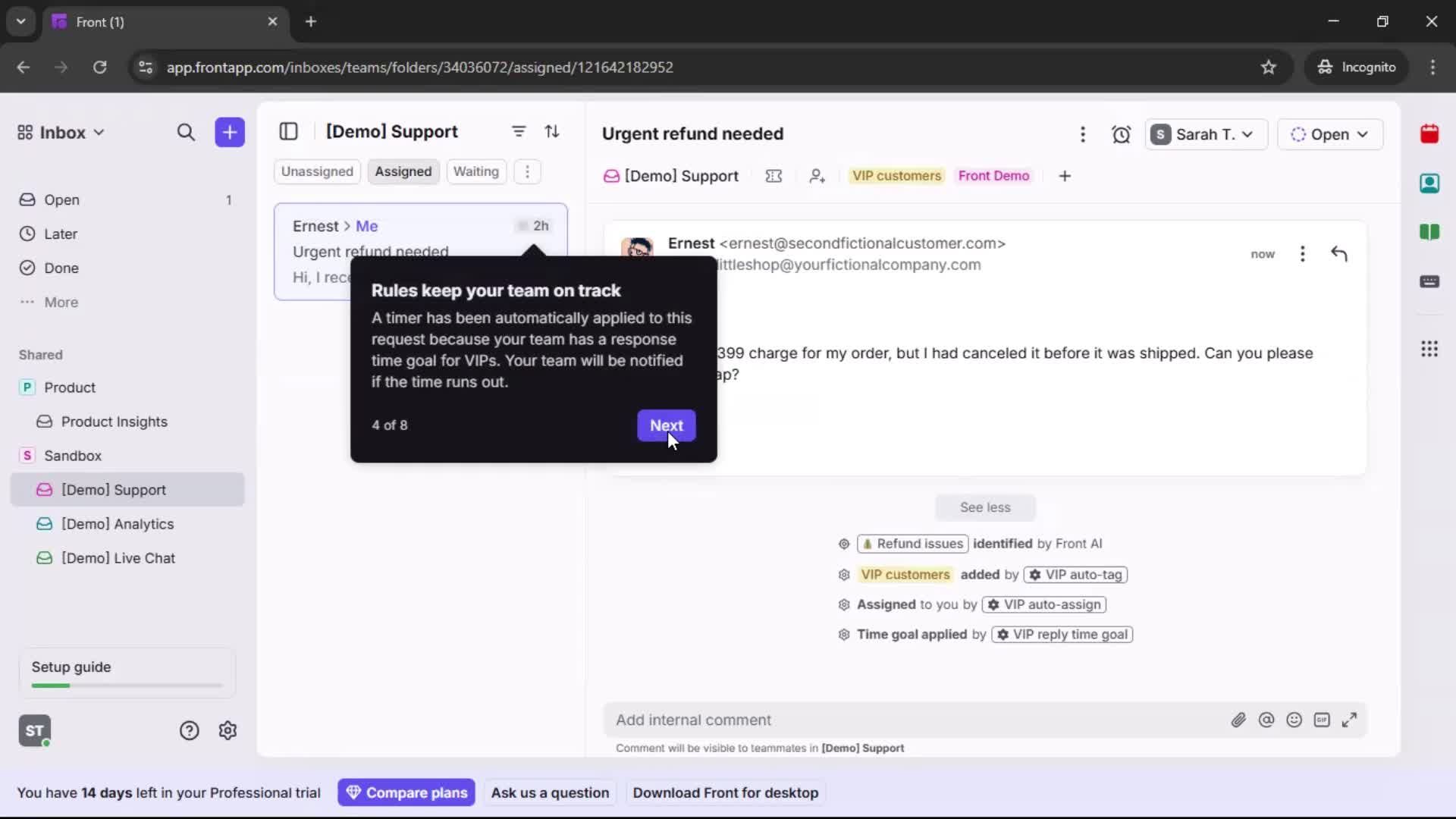 Onboarding screenshot
