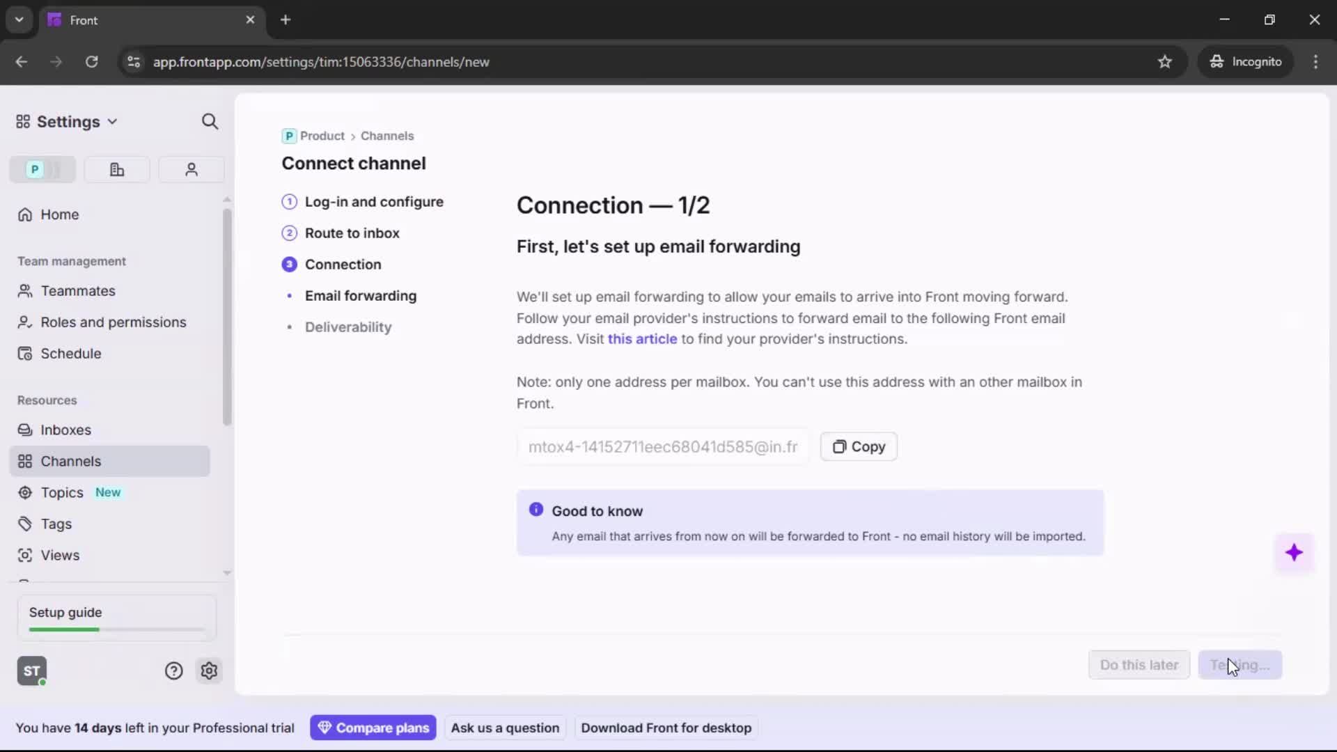 Onboarding screenshot