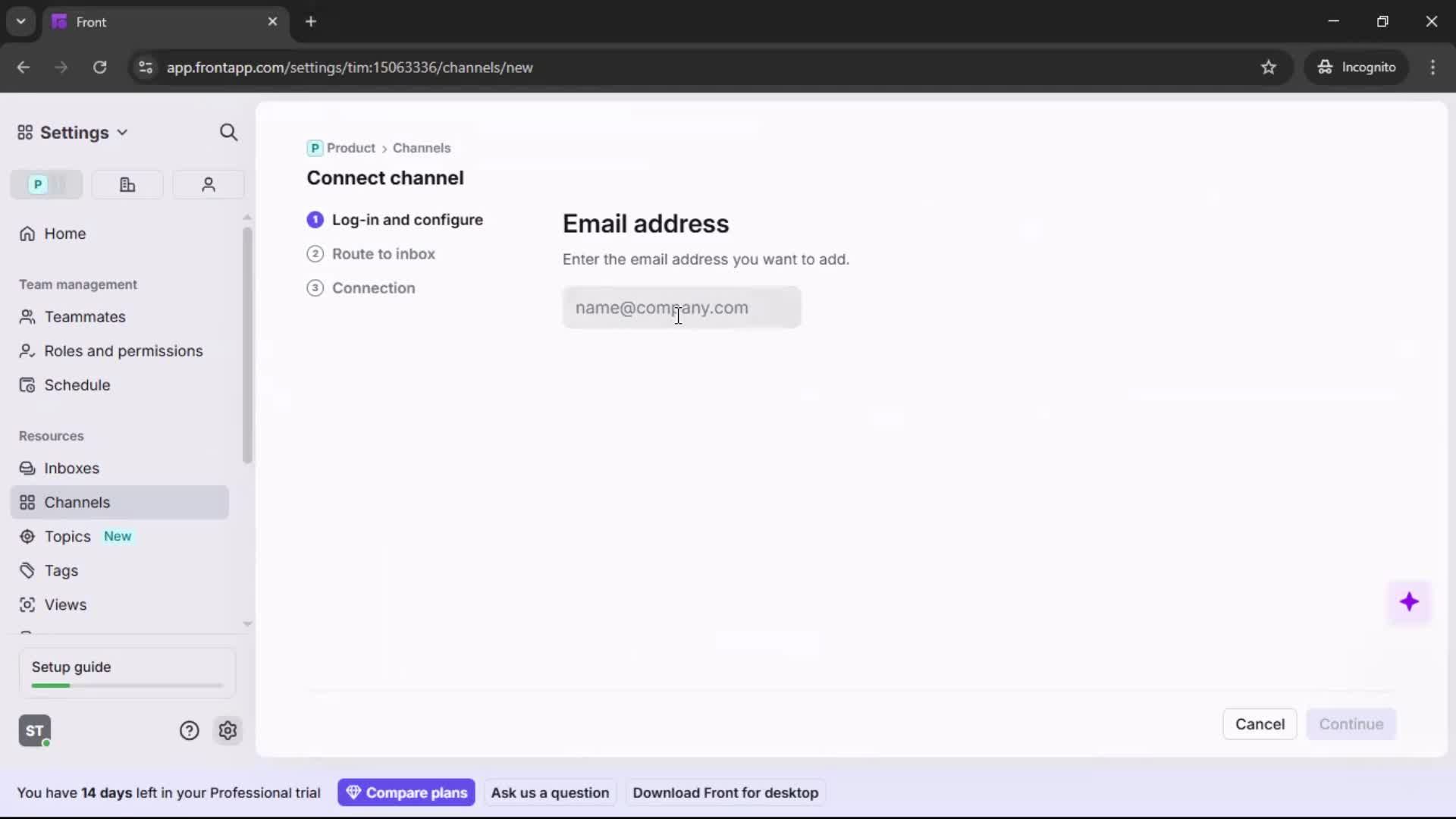 Onboarding screenshot
