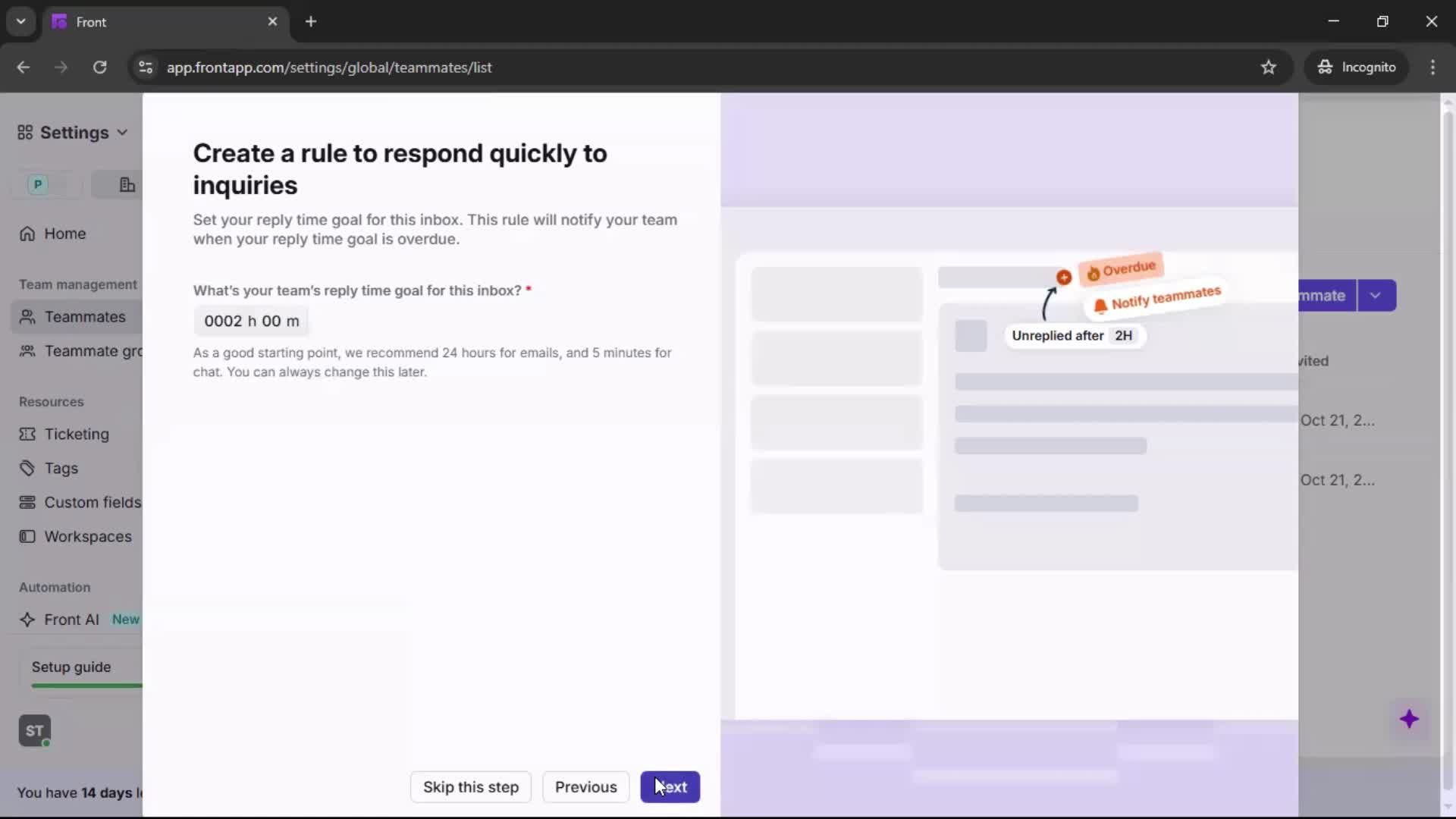Onboarding screenshot