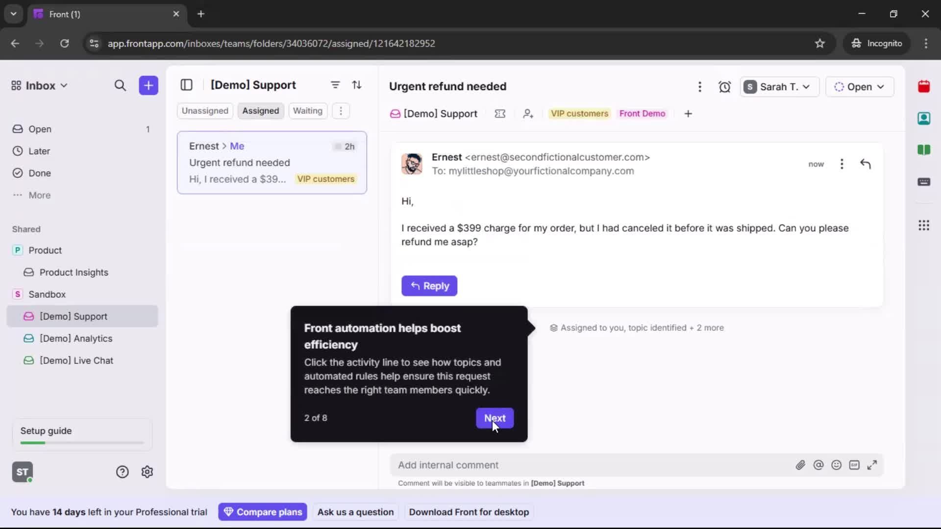 Onboarding screenshot