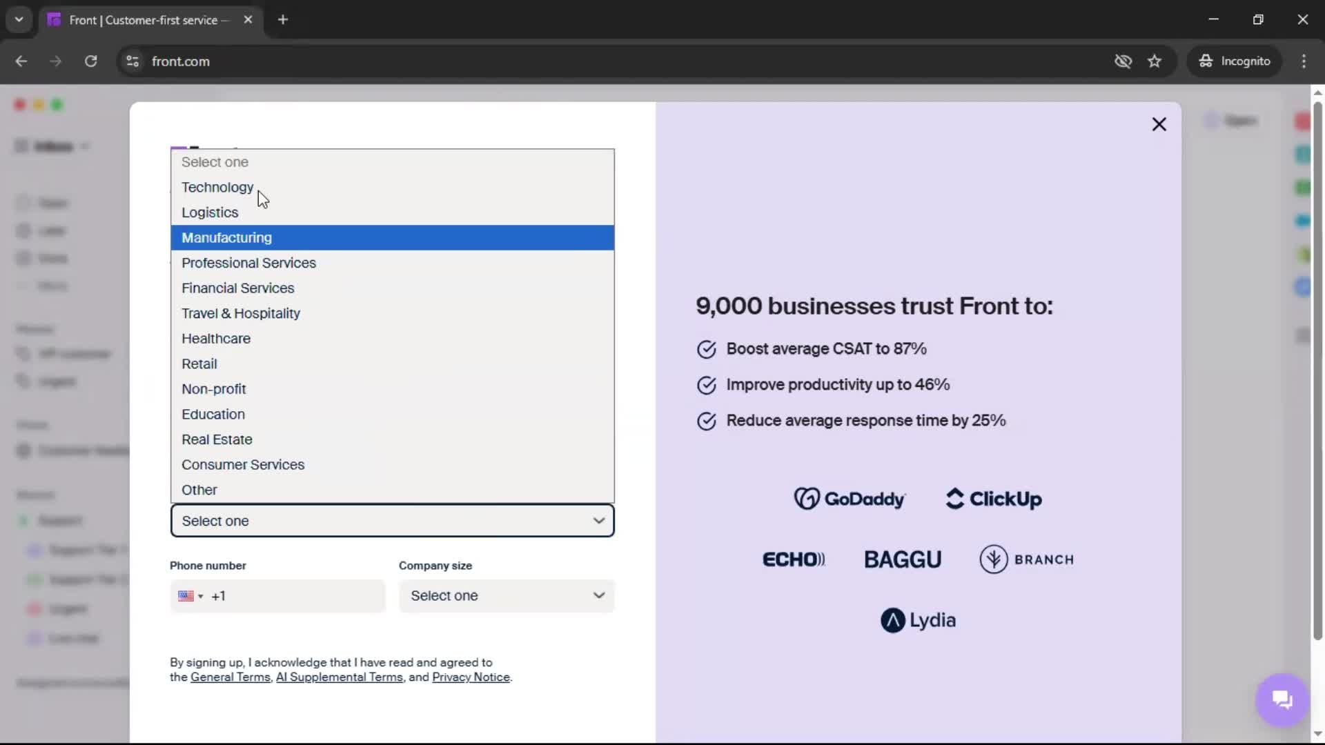 Onboarding screenshot