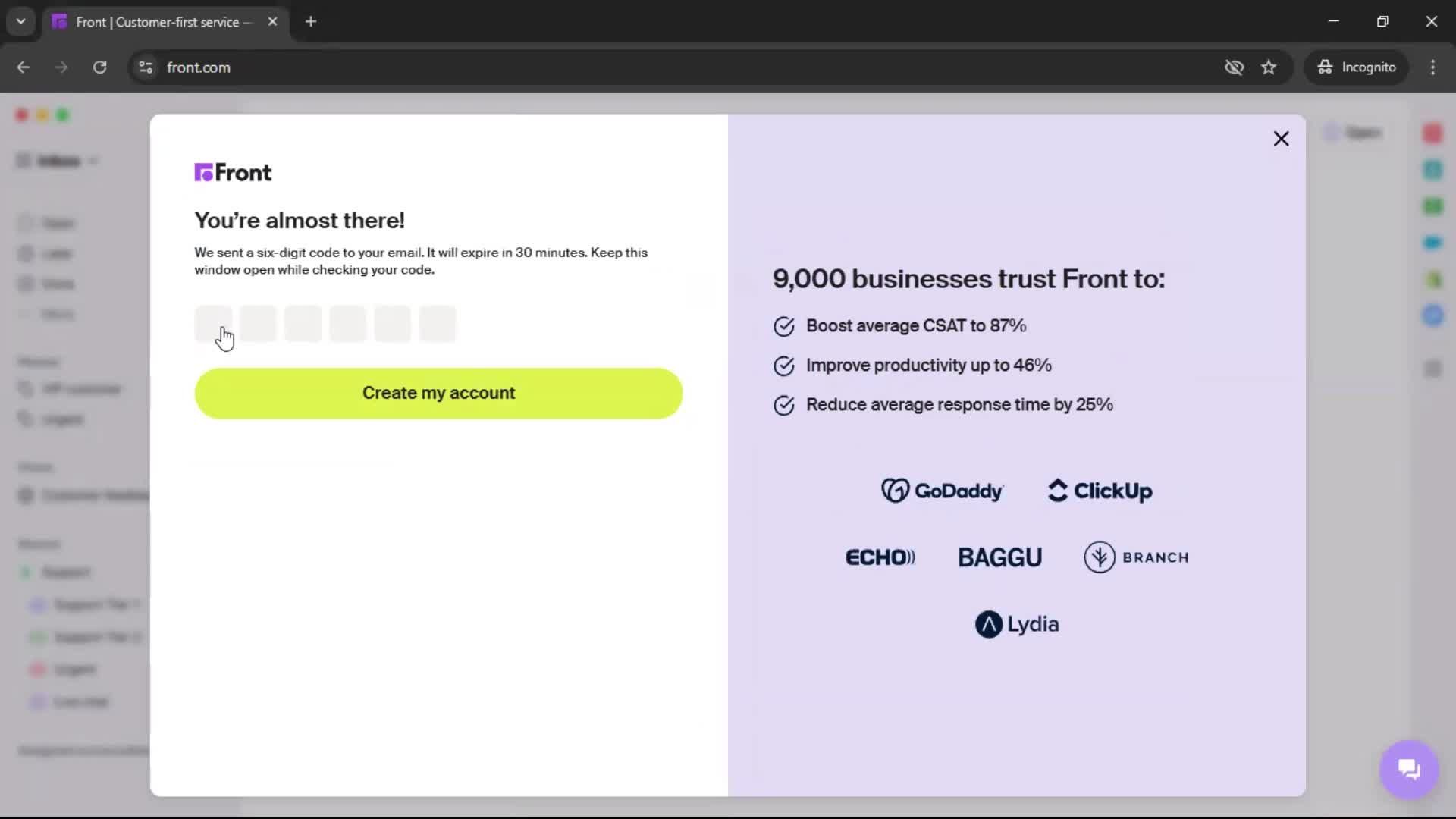 Onboarding screenshot