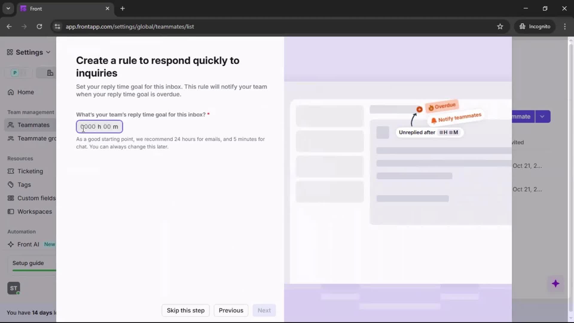 Onboarding screenshot